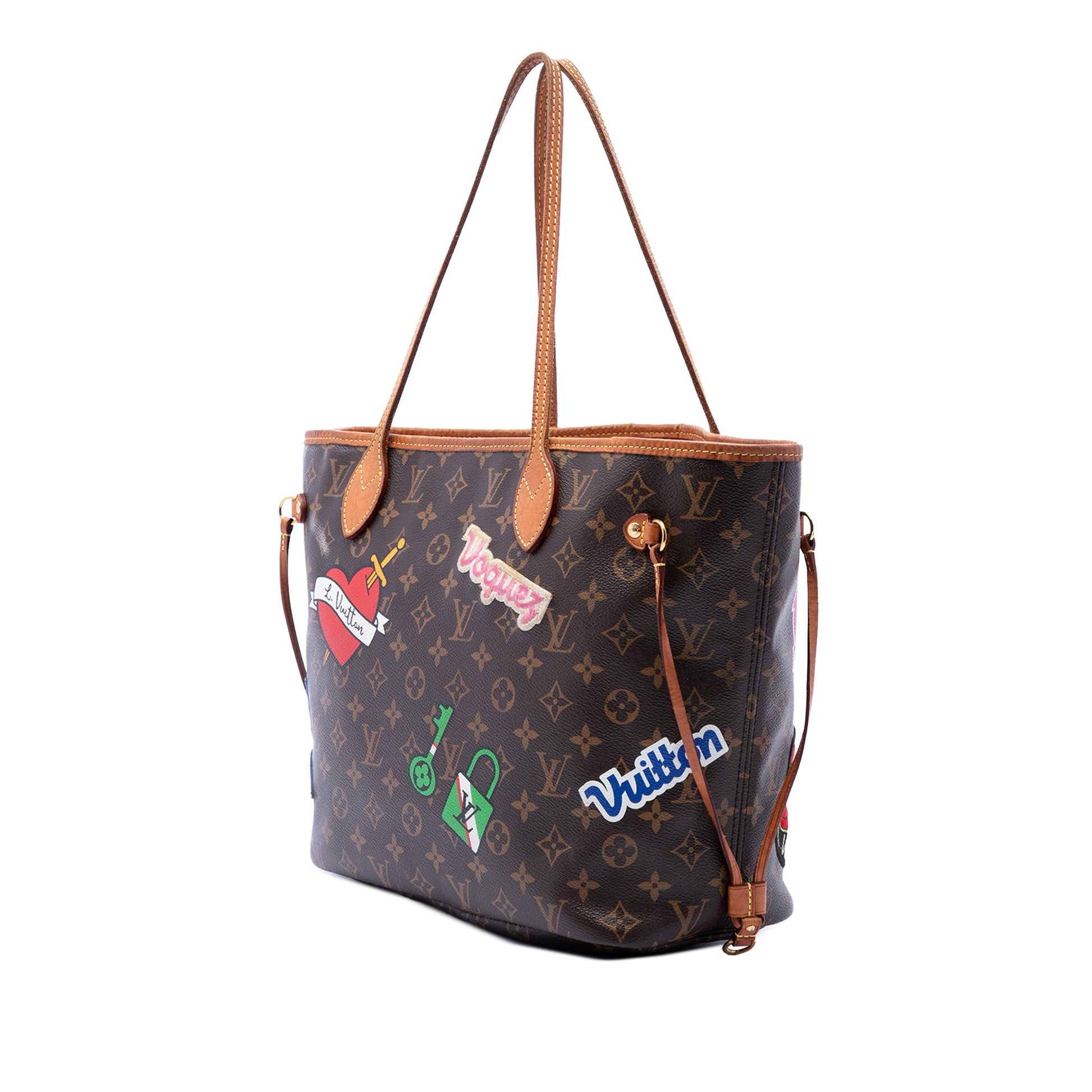 Louis Vuitton Monogram Patches Neverfull MM