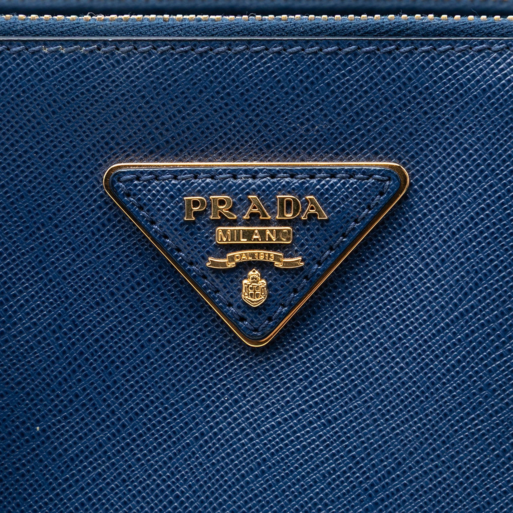 Prada Large Saffiano Lux Galleria Double Zip Tote
