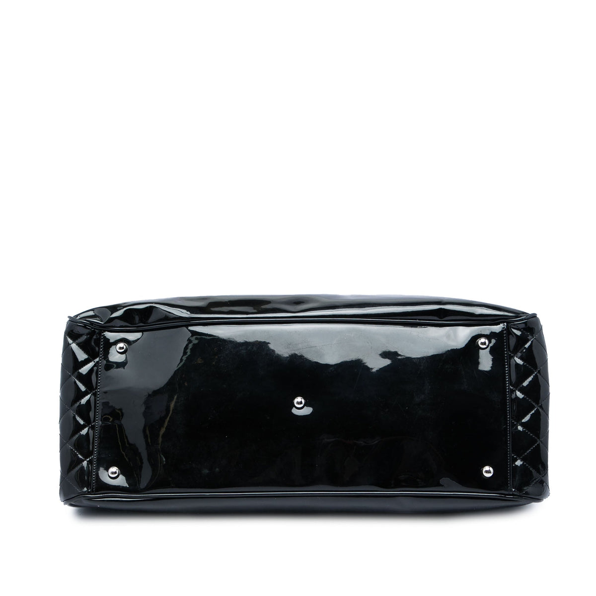 Chanel CC Patent Lipstick Ligne Tote