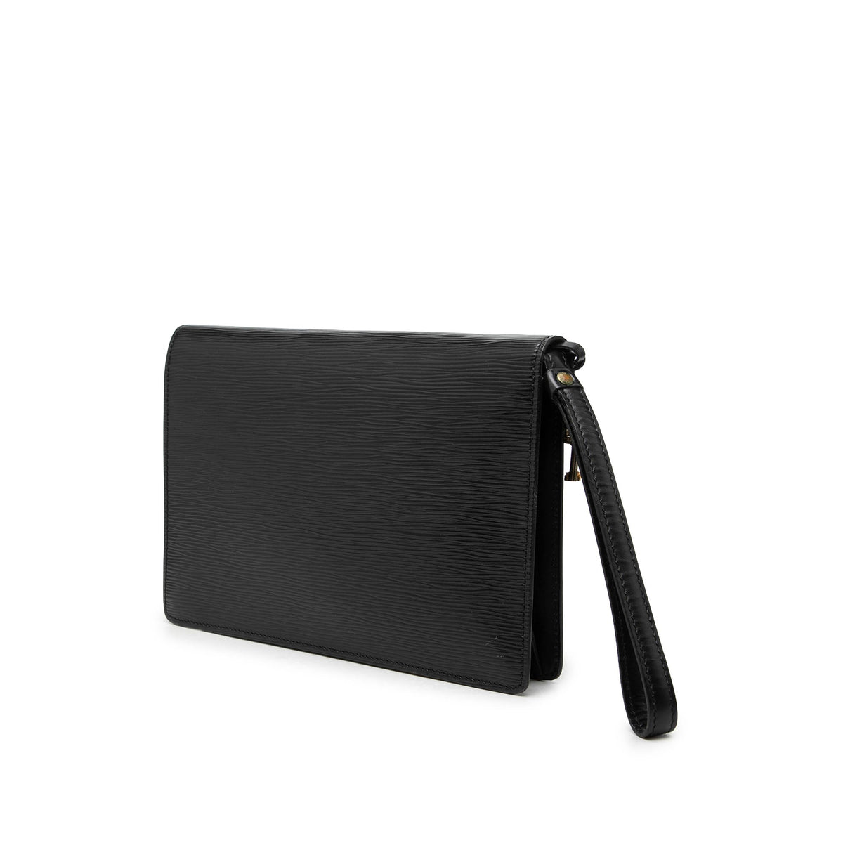 Louis Vuitton Epi Pochette Sellier Dragonne — Black
