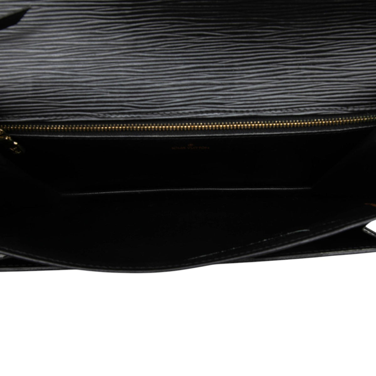 Louis Vuitton Epi Pochette Sellier Dragonne — Black