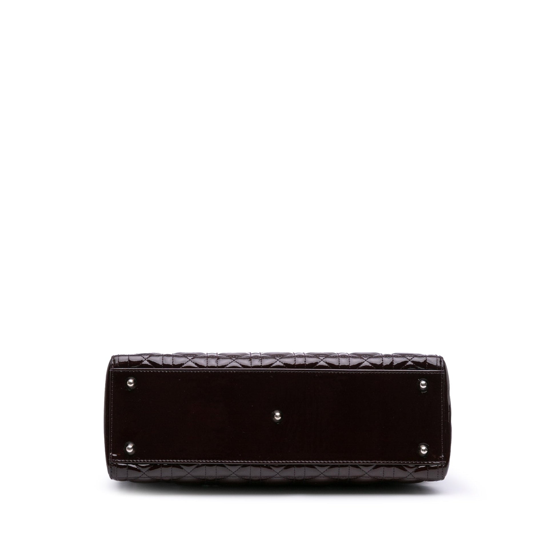Dior Large Patent Cannage Lady Dior