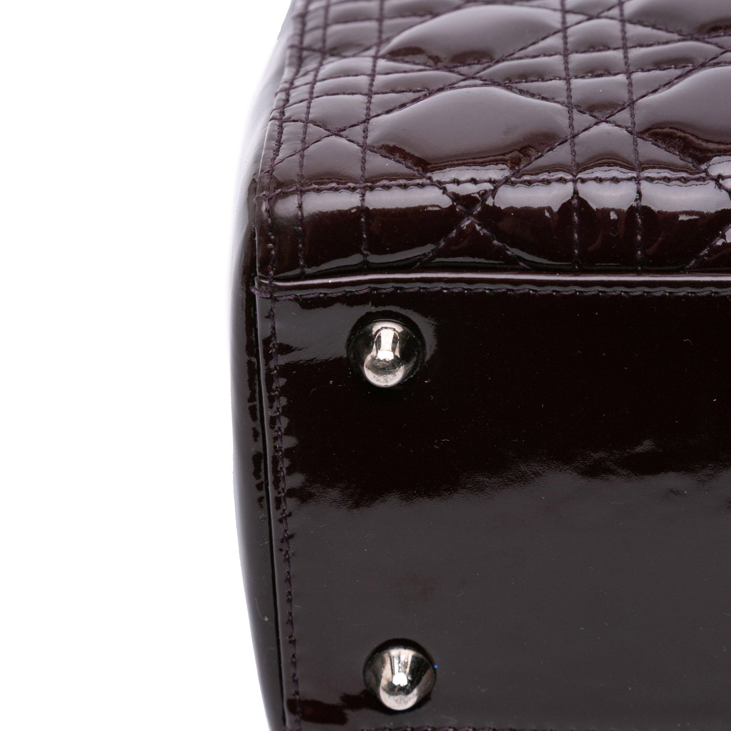 Dior Large Patent Cannage Lady Dior