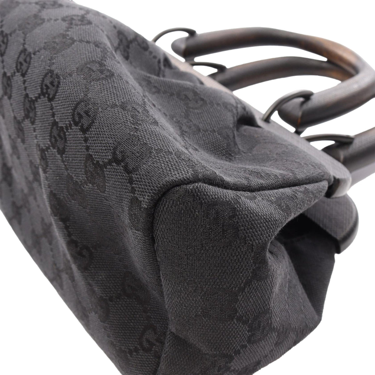 Gucci GG Canvas Handbag — Black