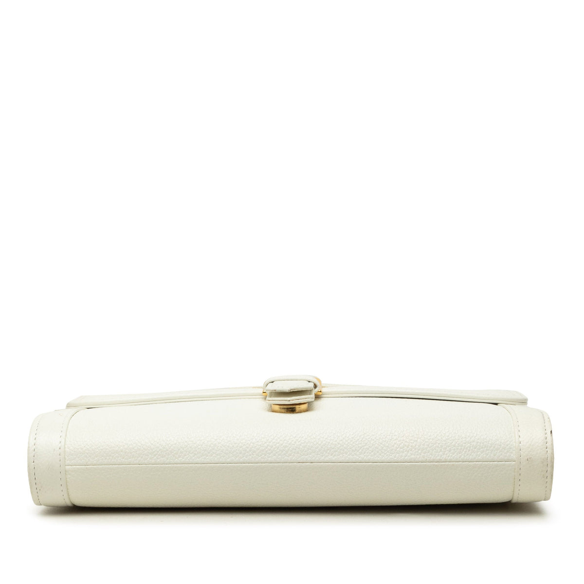 Saint Laurent Leather Crossbody — White