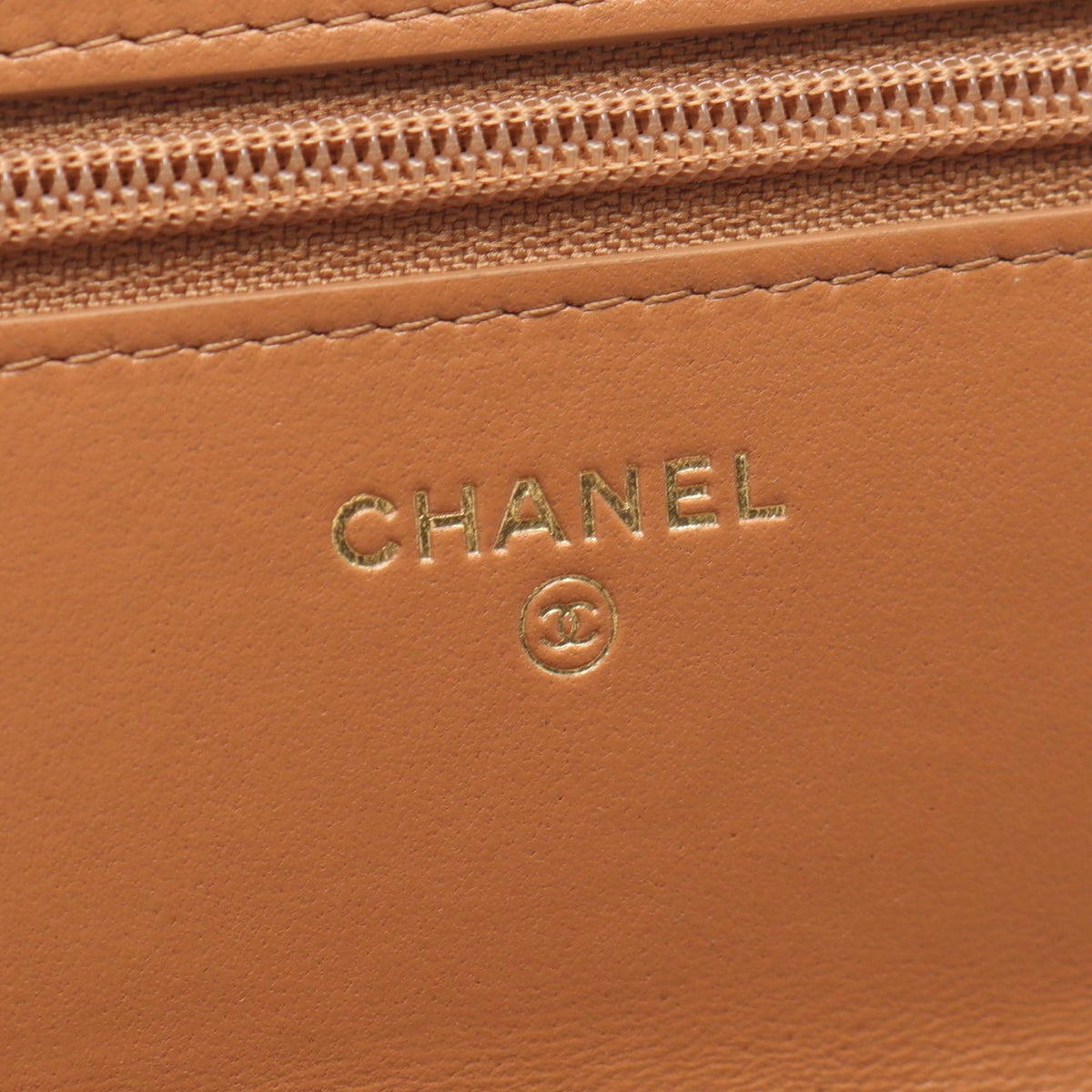 Chanel Quilted Lambskin 19 Wallet on Chain — Brown
