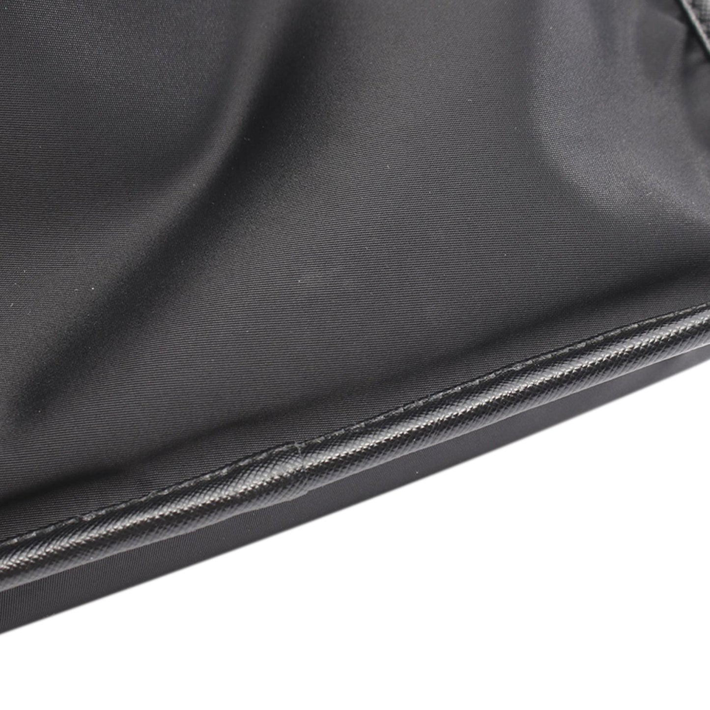 Prada Saffiano Trimmed Tessuto Buckle Messenger Bag