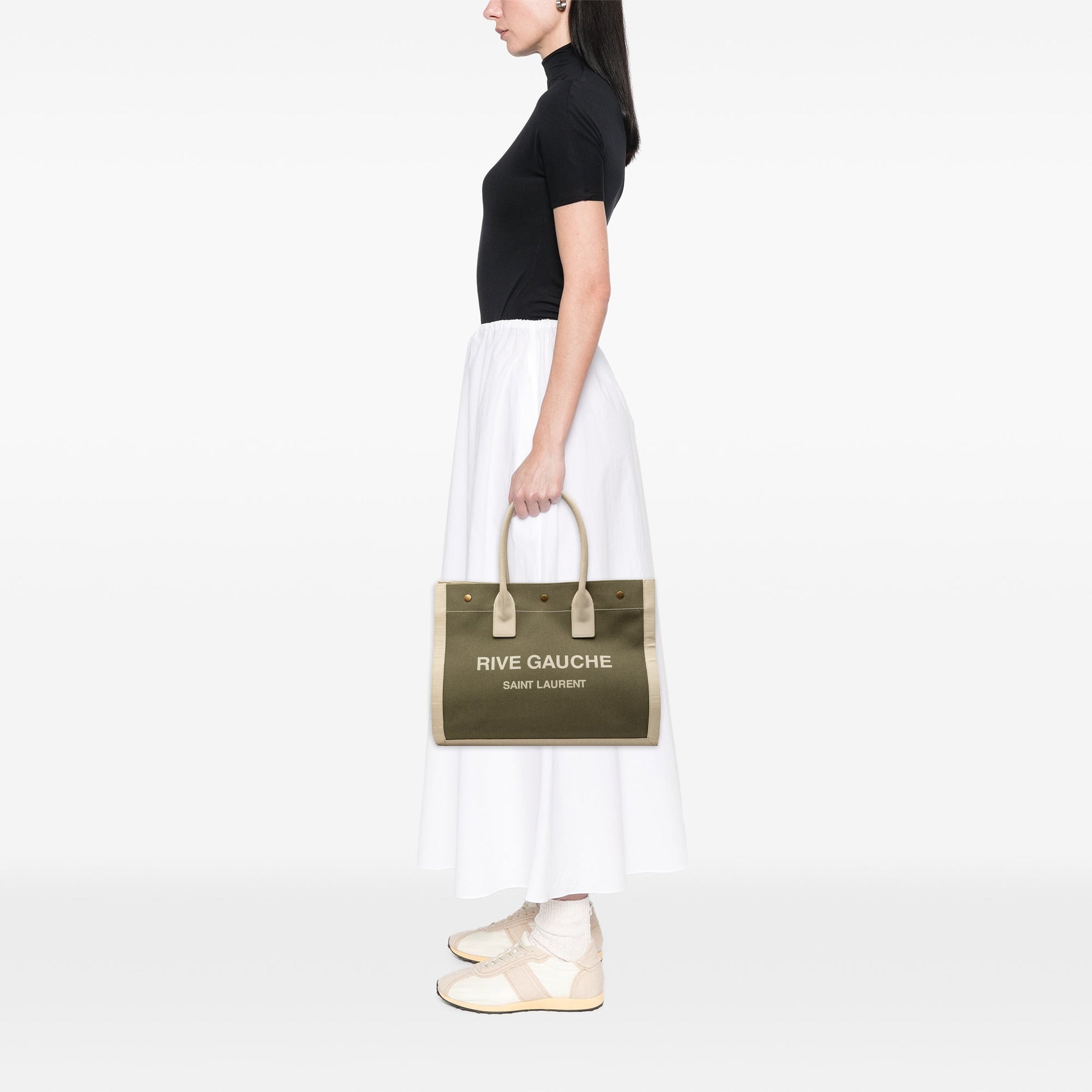 Small Canvas Rive Gauche Tote