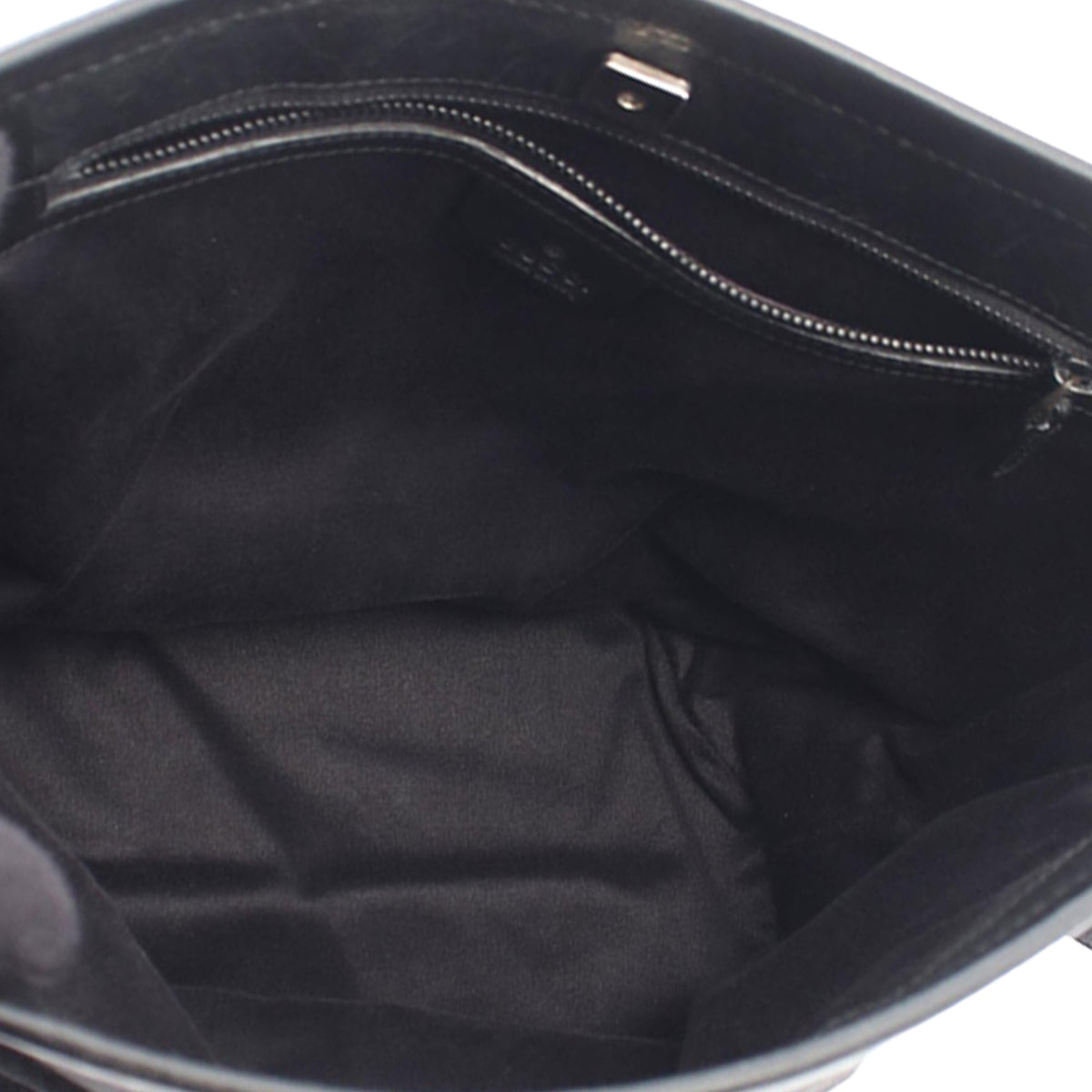 Gucci GG Canvas Shoulder Bag — Black