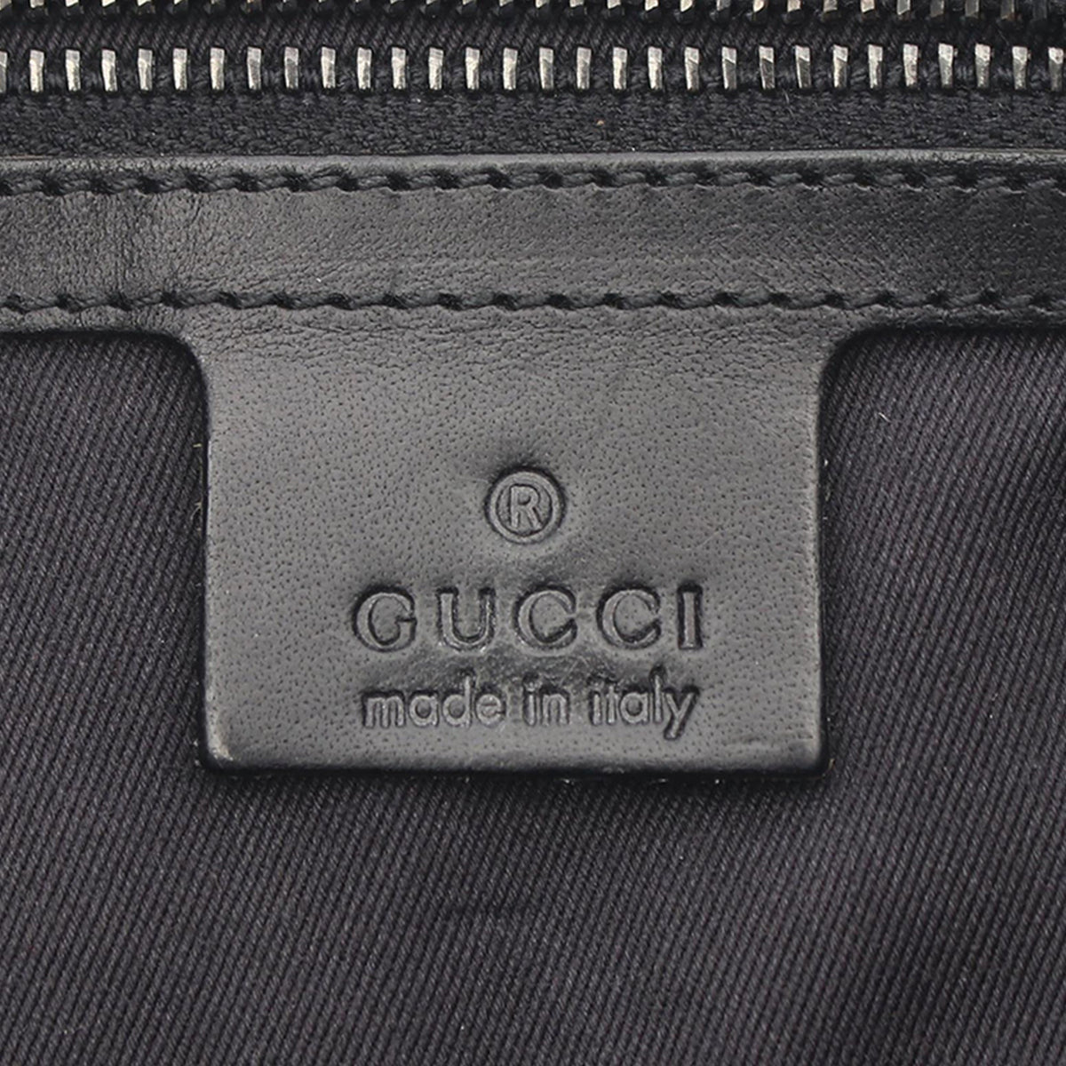 Gucci GG Canvas Shoulder Bag — Black