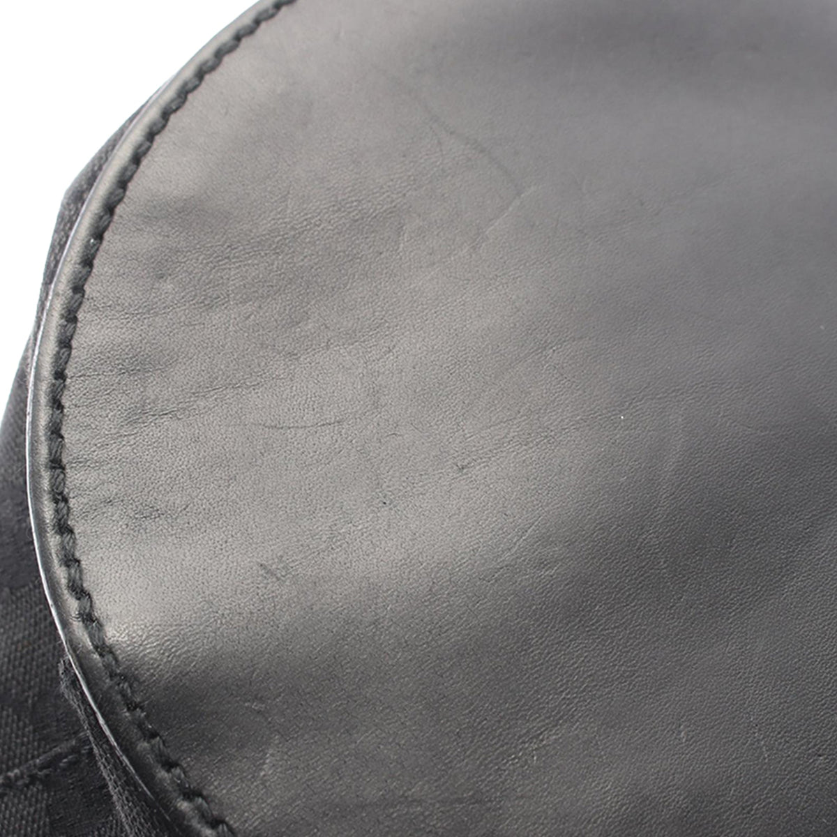 Gucci GG Canvas Shoulder Bag — Black