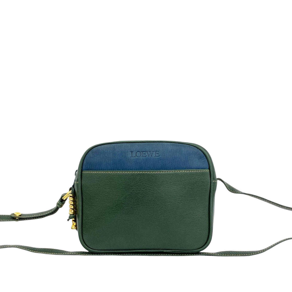 LOEWE Leather Velazquez Twist Crossbody