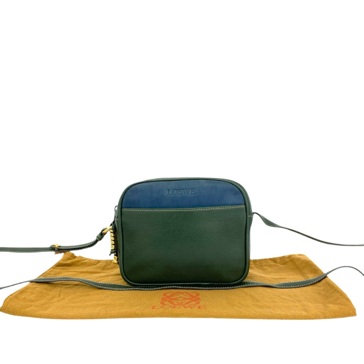 LOEWE Leather Velazquez Twist Crossbody