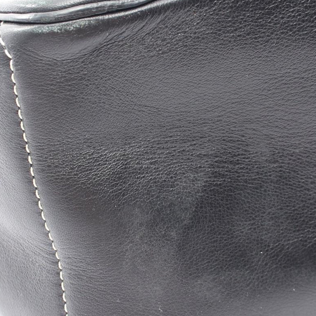 Celine Leather Boogie Handbag — Black