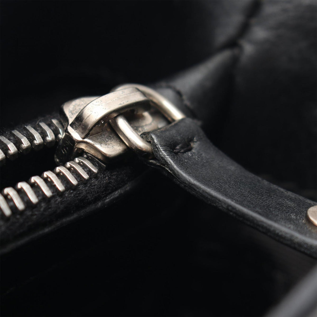Celine Leather Boogie Handbag — Black