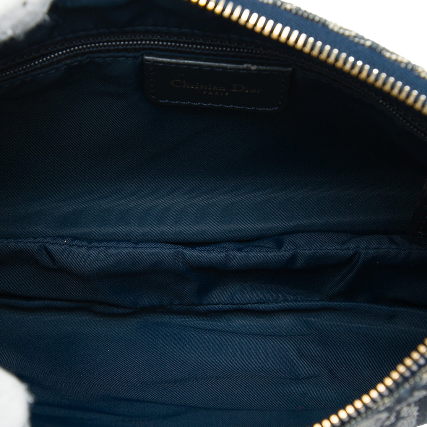 Dior Diorissimo Trotter Canvas Double Saddle Crossbody