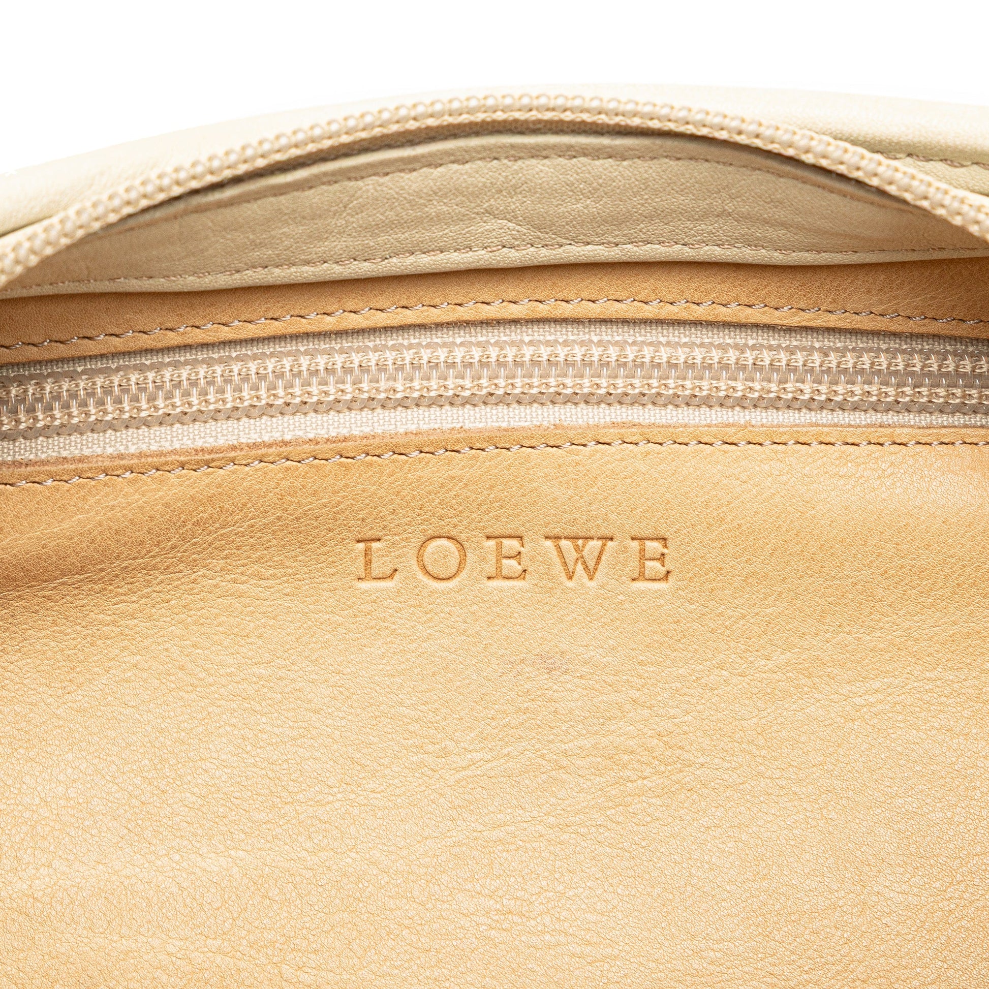 LOEWE Suede Anagram Shoulder Bag