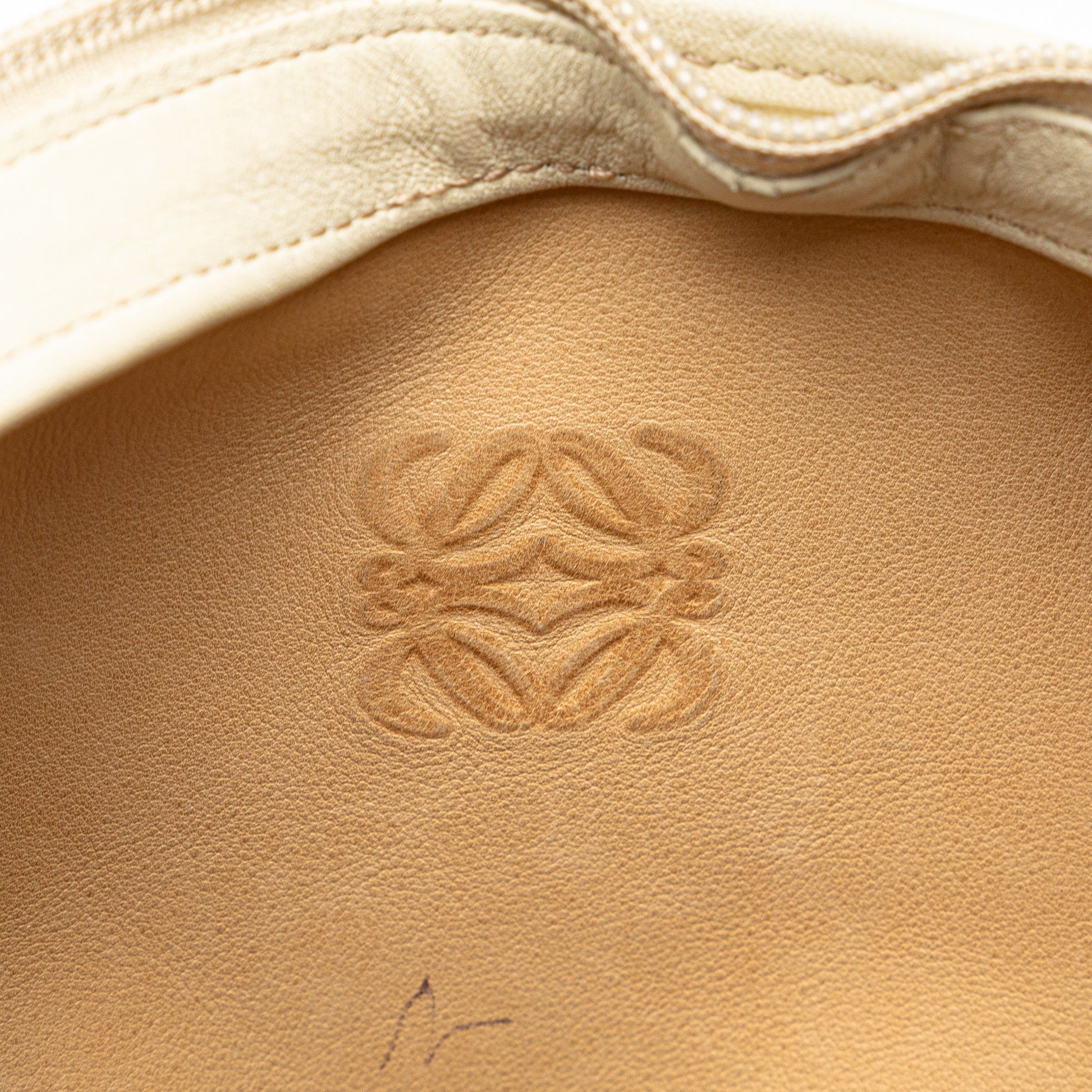LOEWE Suede Anagram Shoulder Bag