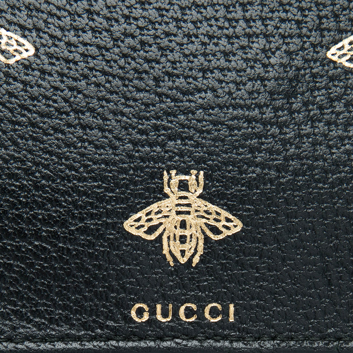Gucci Calfskin Bee Star Clutch