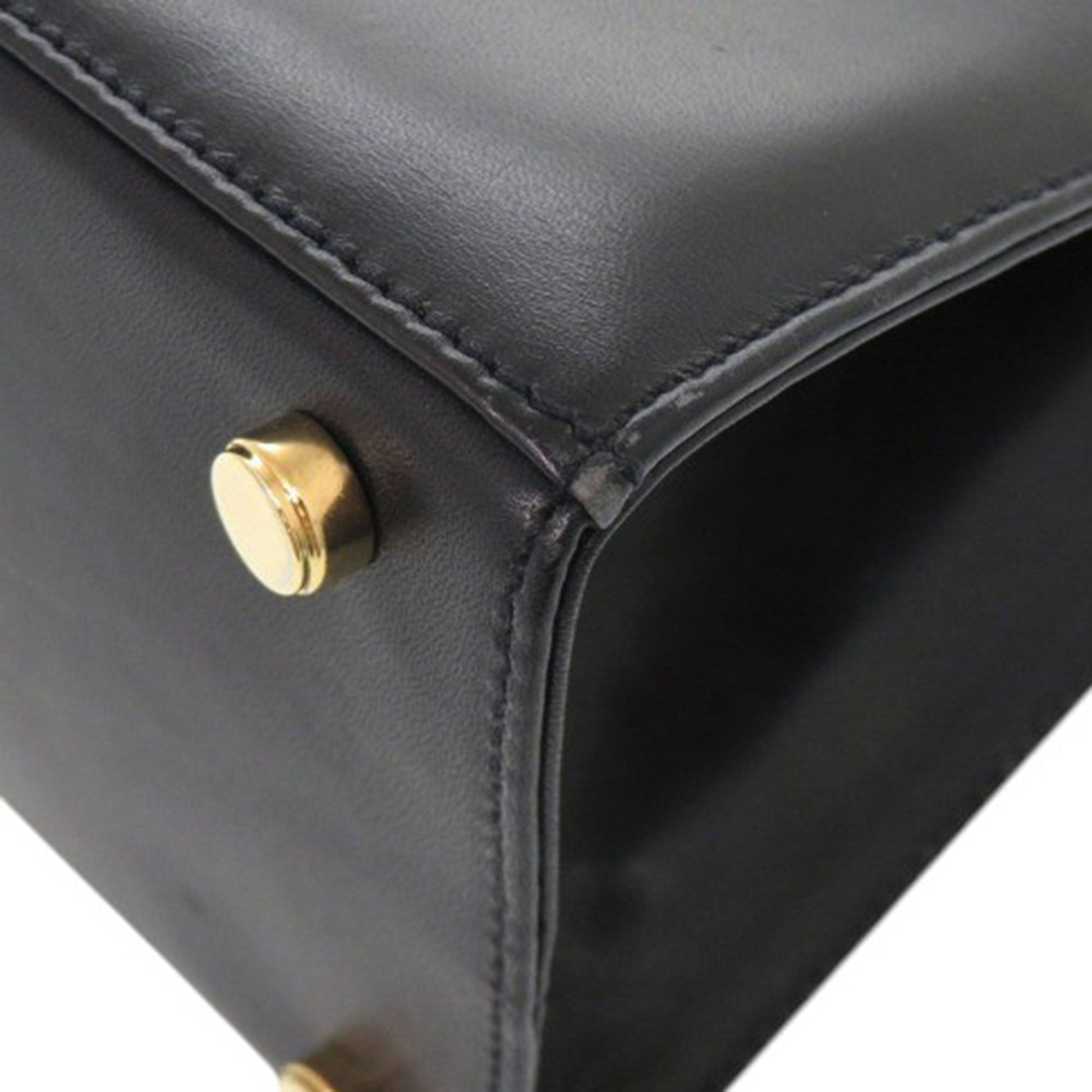 Ferragamo Leather Vara Bow Satchel