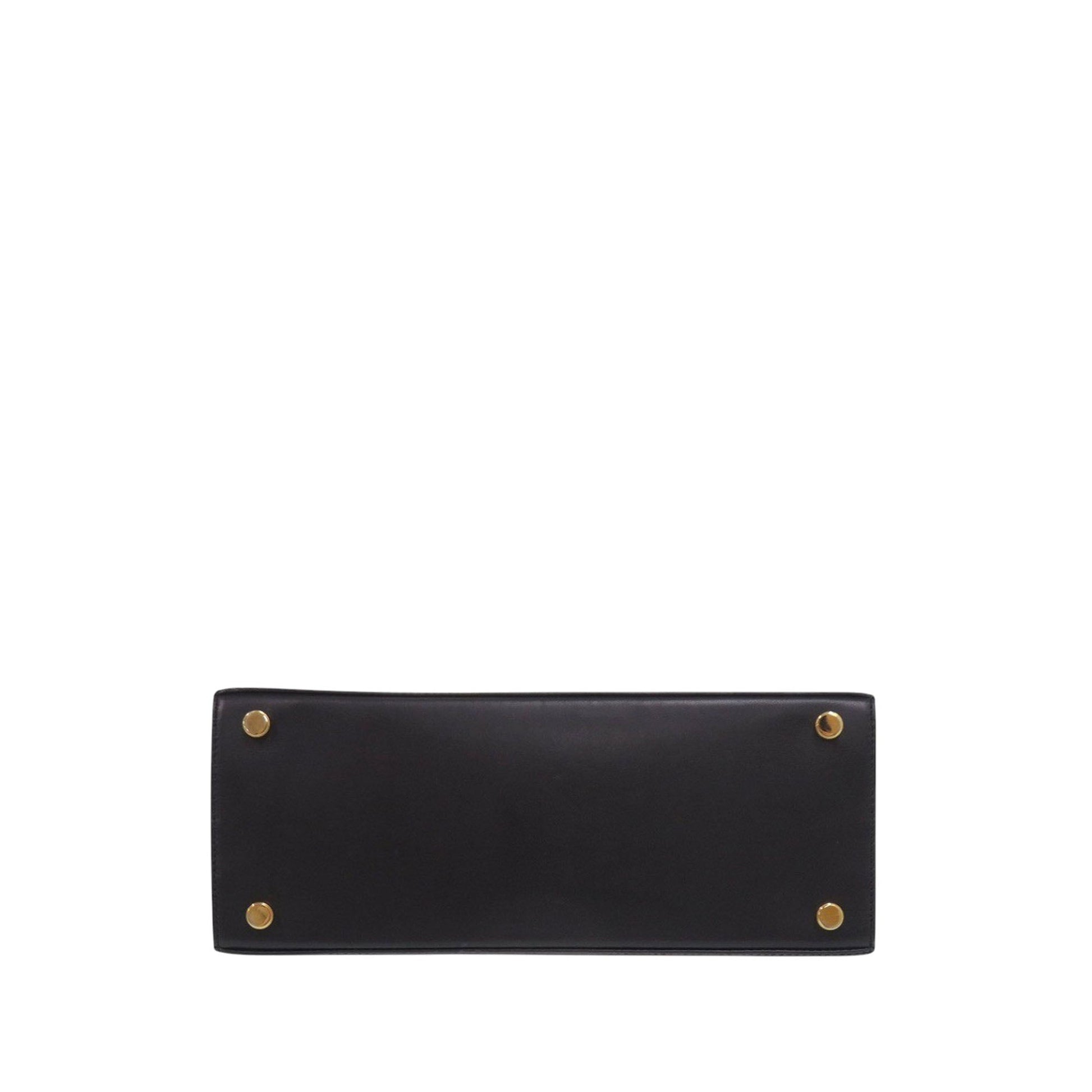 Ferragamo Leather Vara Bow Satchel