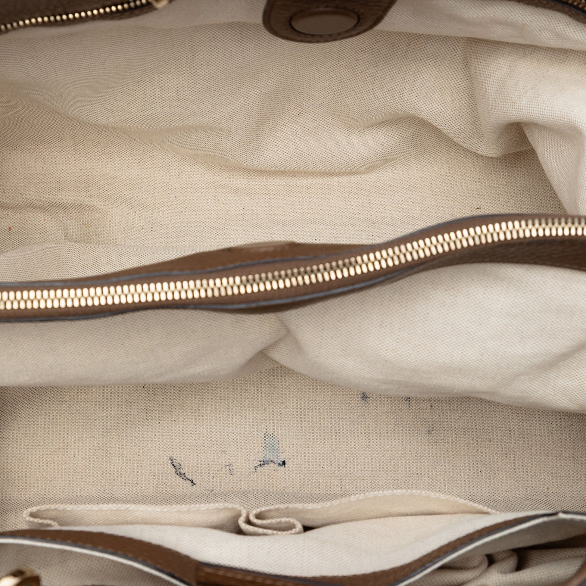 Gucci Large Calfskin Bamboo Shopper Satchel