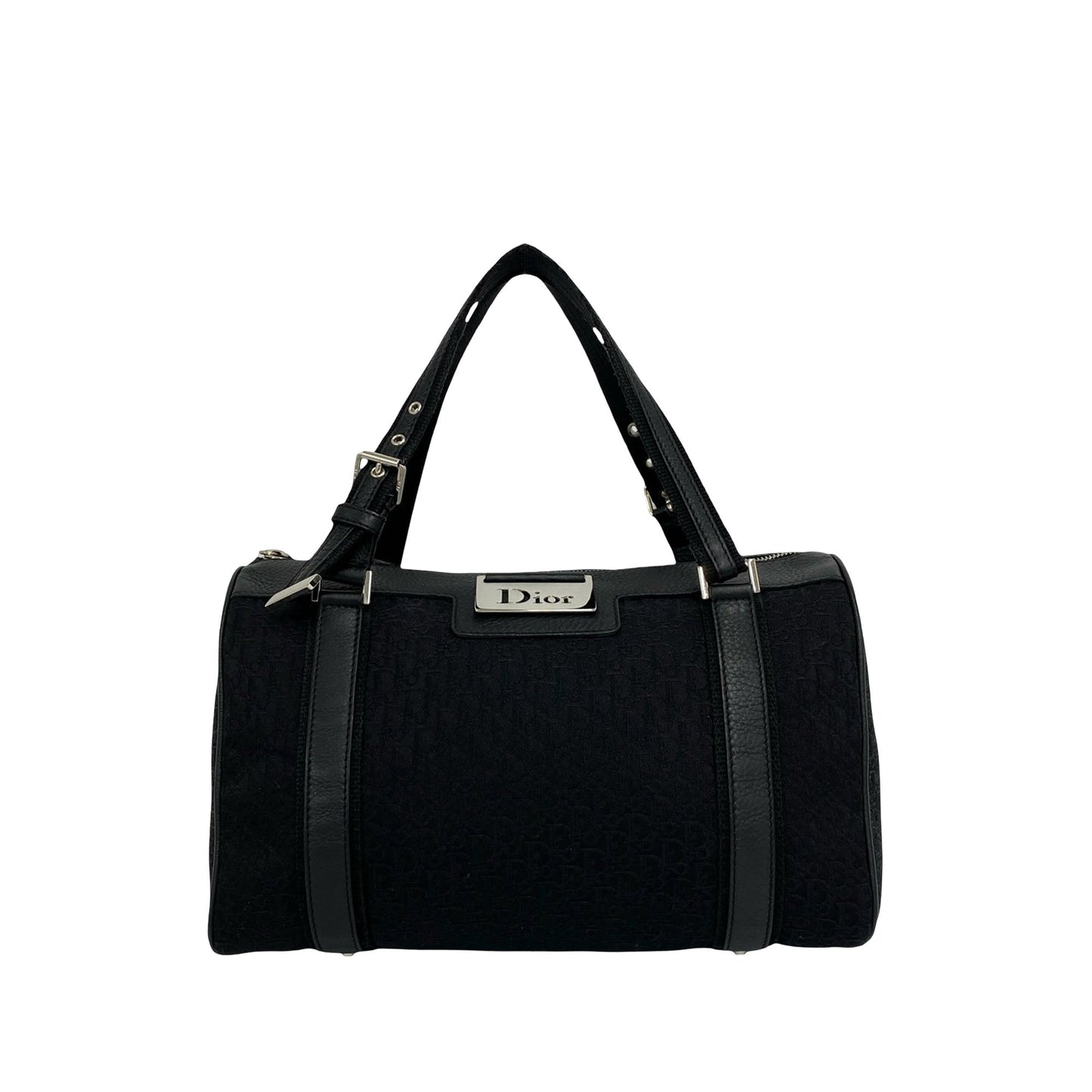 Dior Small Diorissimo Trotter Canvas Street Chic Boston Bag