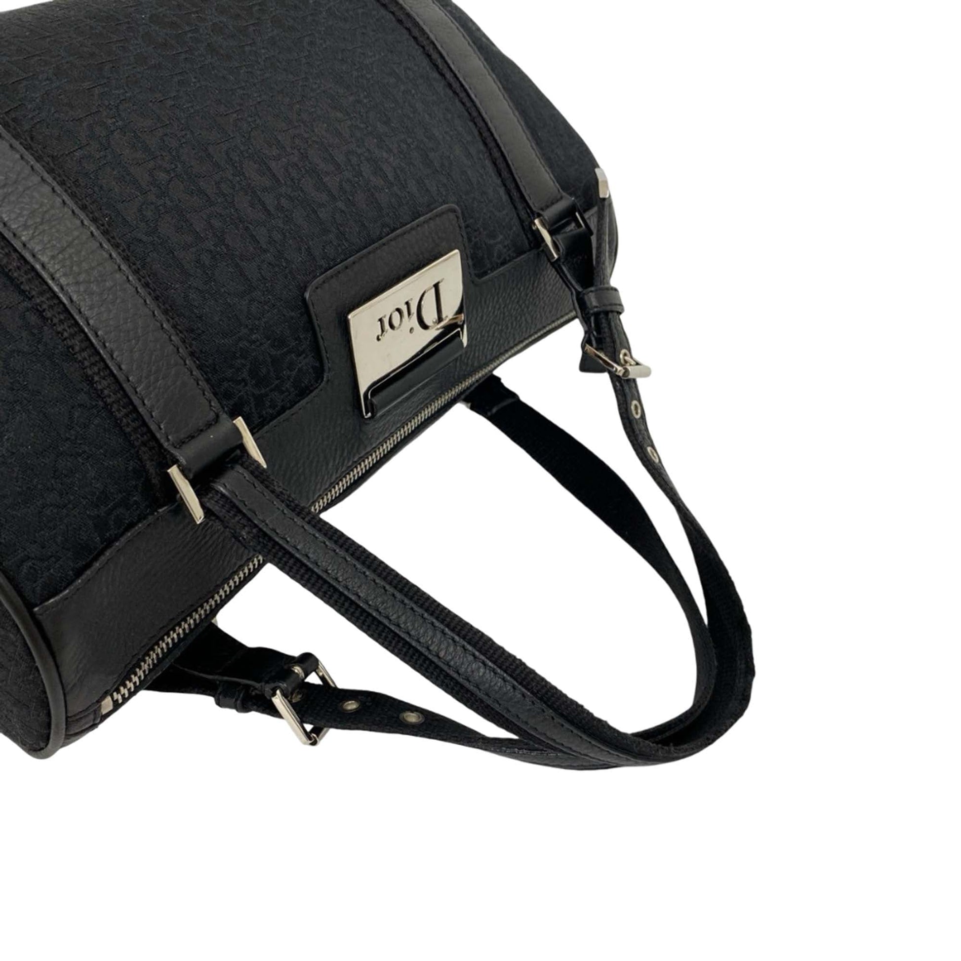 Dior Small Diorissimo Trotter Canvas Street Chic Boston Bag