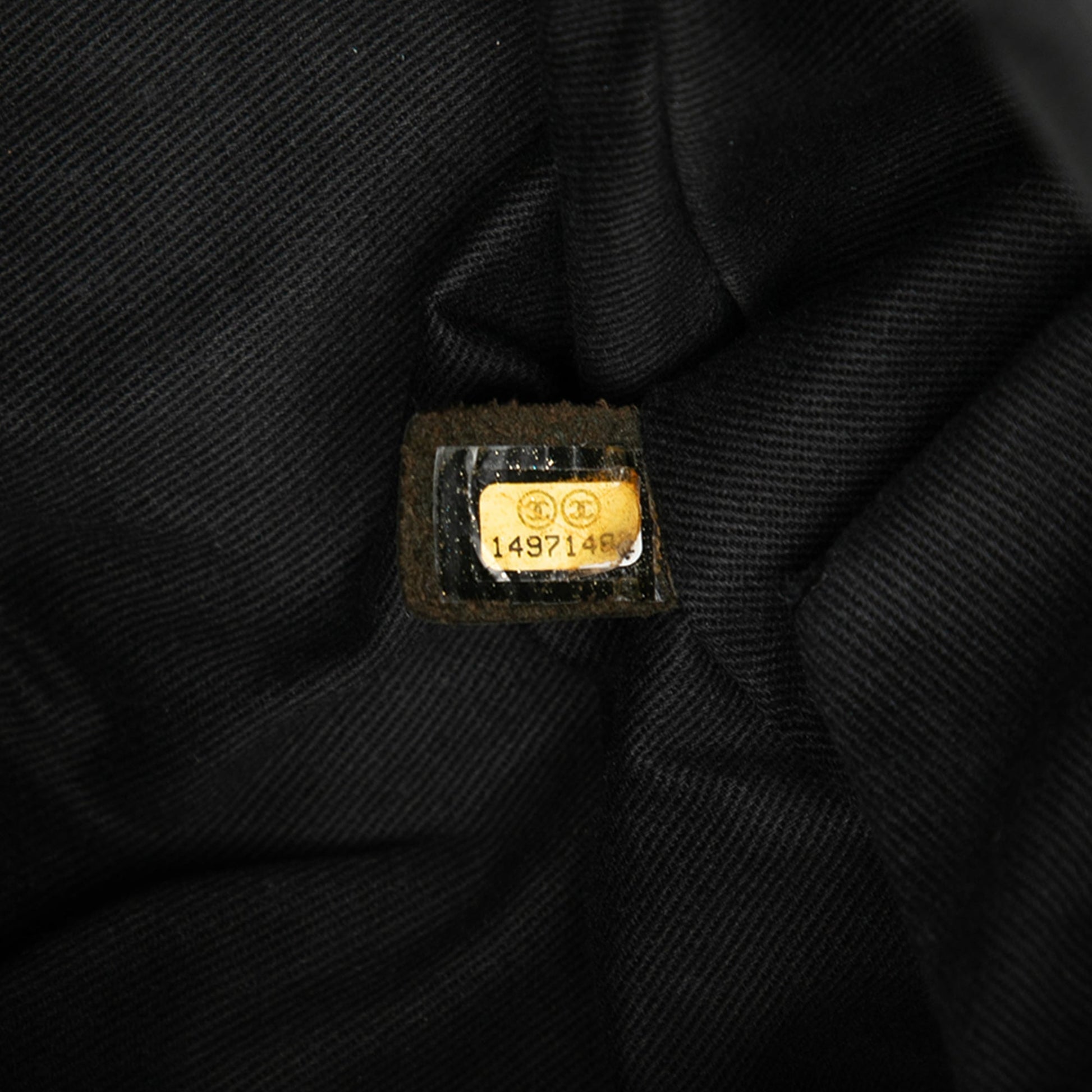 Large Metallic Caviar Half Moon Flap
