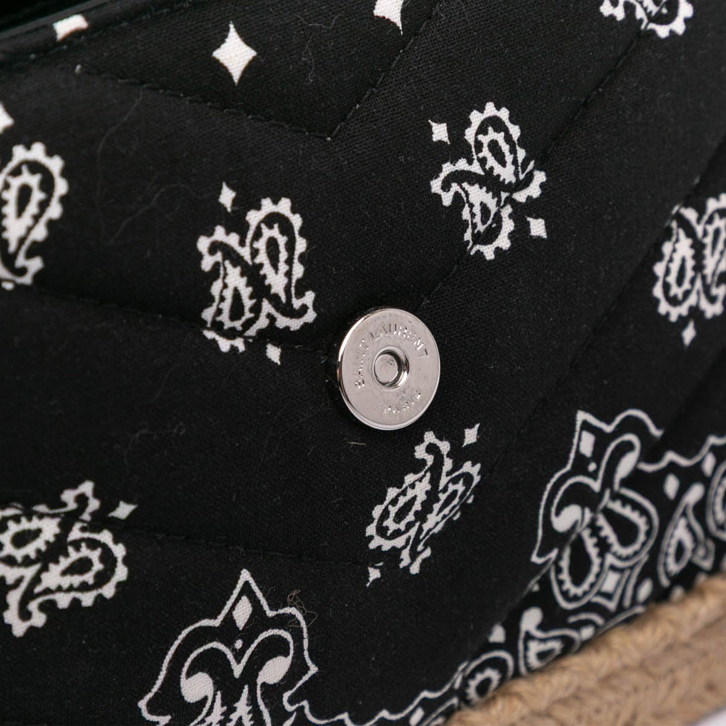 Saint Laurent Toy Matelasse Cotton Bandana Print Monogram LouLou Crossbody