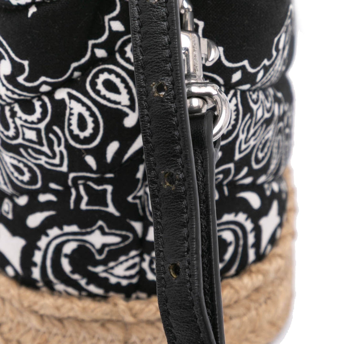 Saint Laurent Toy Matelasse Cotton Bandana Print Monogram LouLou Crossbody