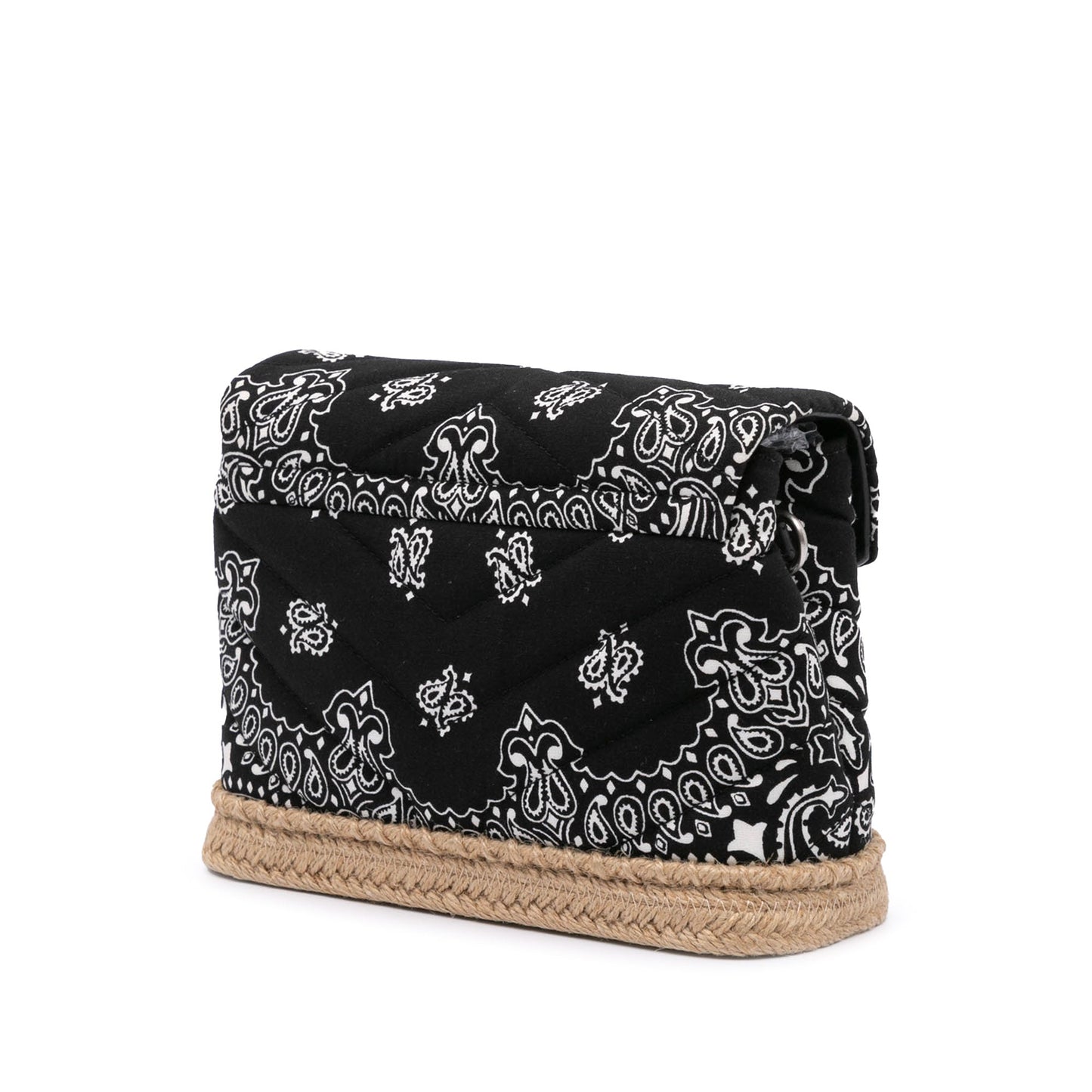 Saint Laurent Toy Matelasse Cotton Bandana Print Monogram LouLou Crossbody