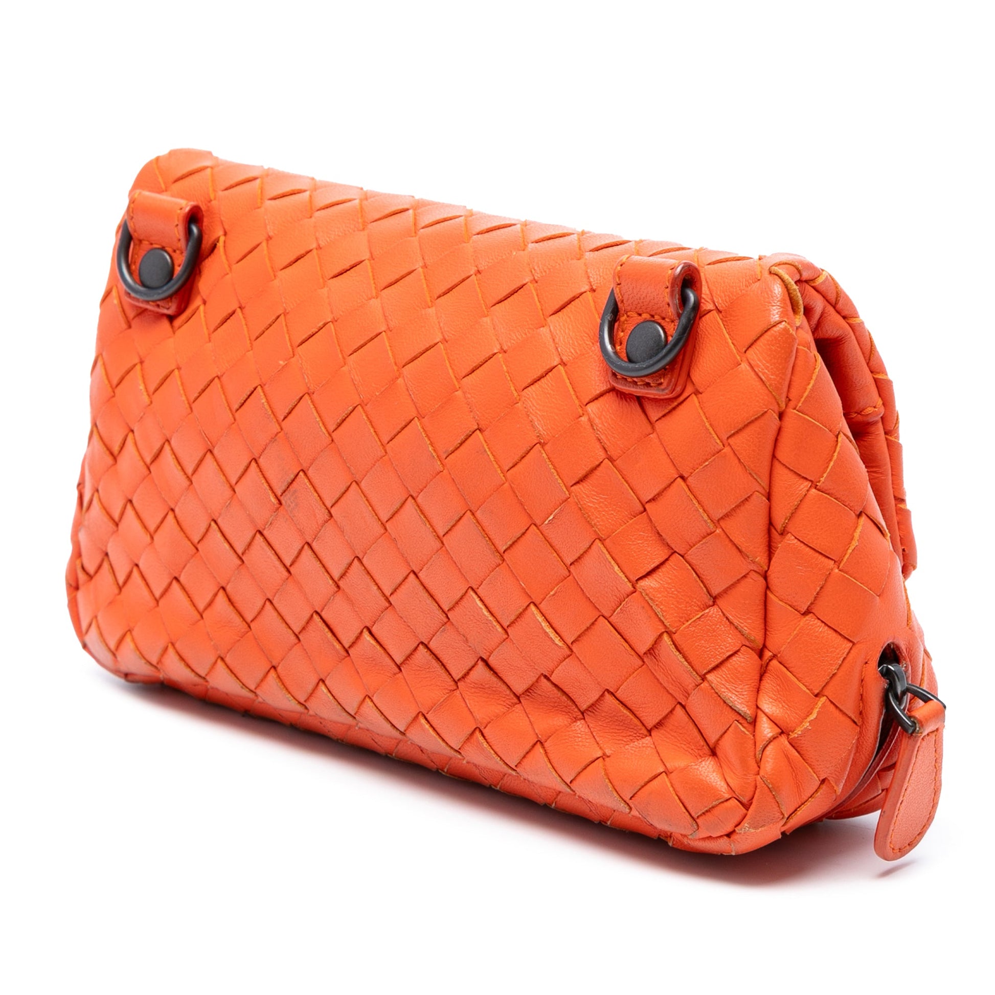 Bottega Veneta Mini Nappa Intrecciato Expandable Chain Flap Crossbody