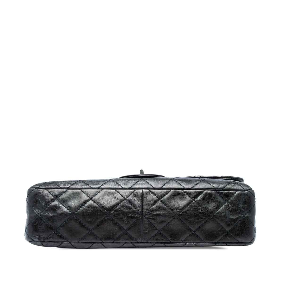 Chanel Quilted Aged Calfskin Reissue 2.55 Double Flap 227 — Black