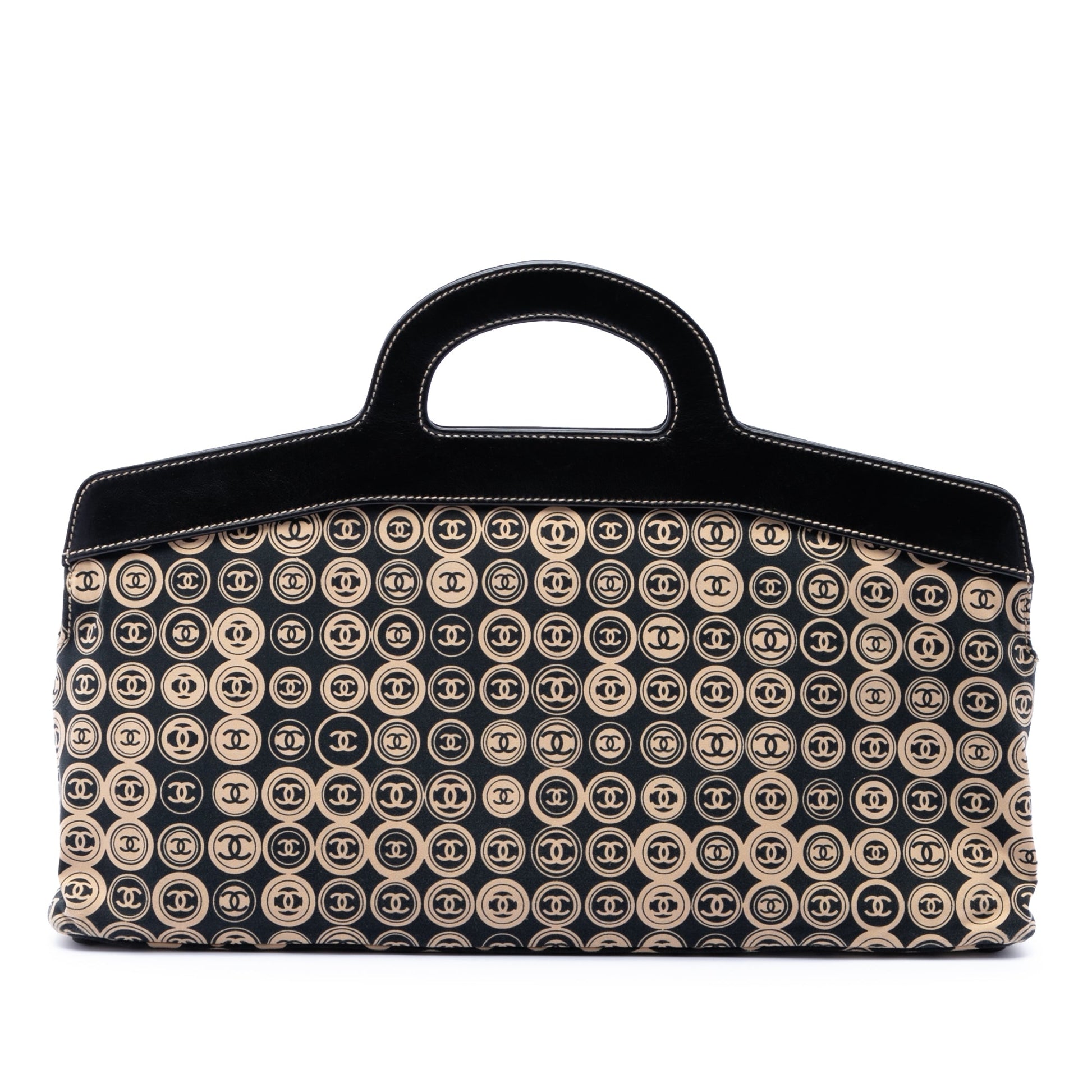 Chanel Jersey Printed Frame Handbag