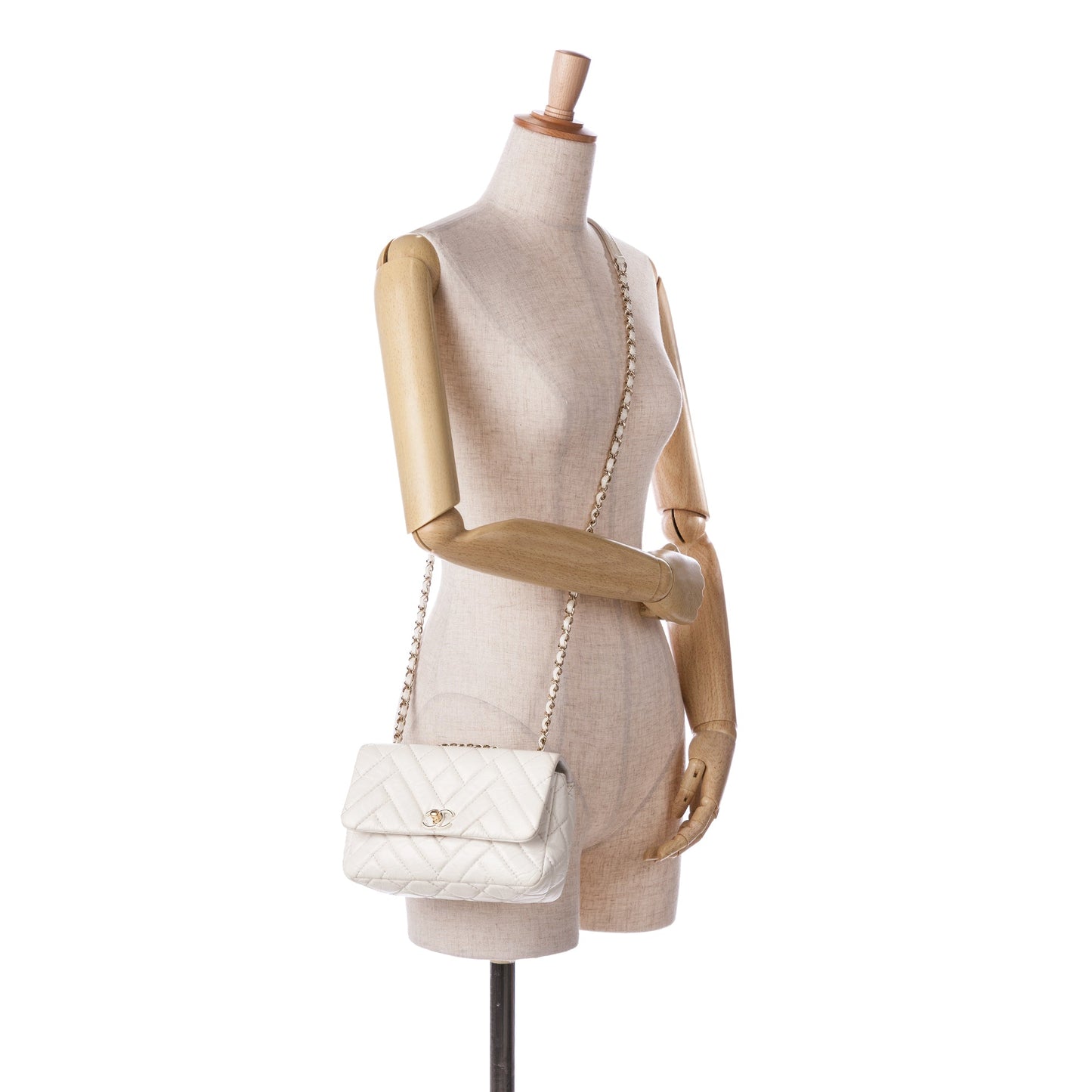 Chanel Small Mix Quilted Aged Calfskin New Clutch Flap
