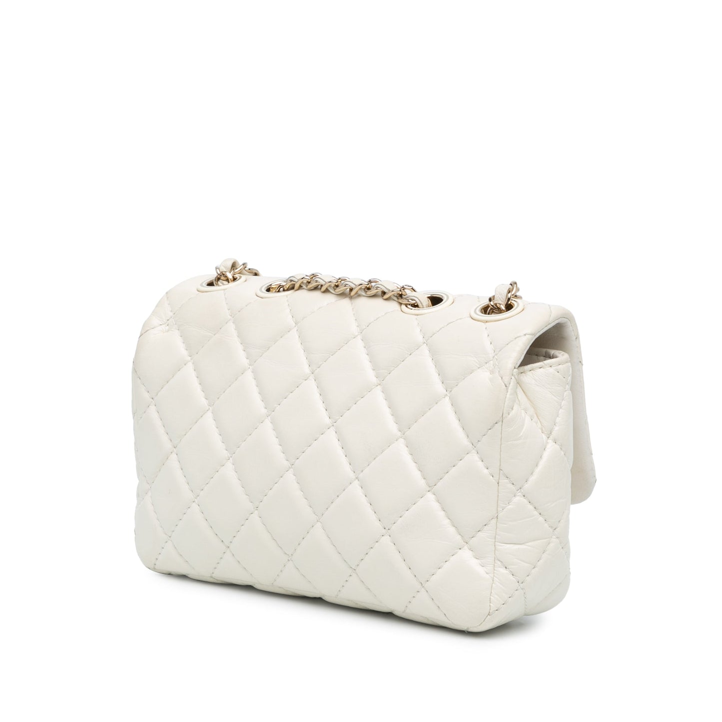 Chanel Small Mix Quilted Aged Calfskin New Clutch Flap
