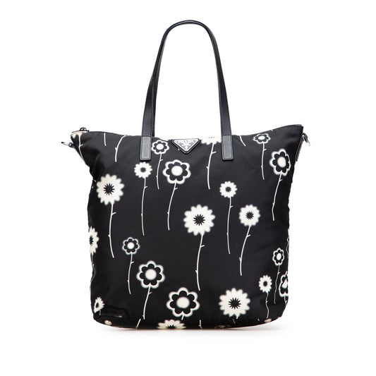 Prada Tessuto Stampato Floral Satchel