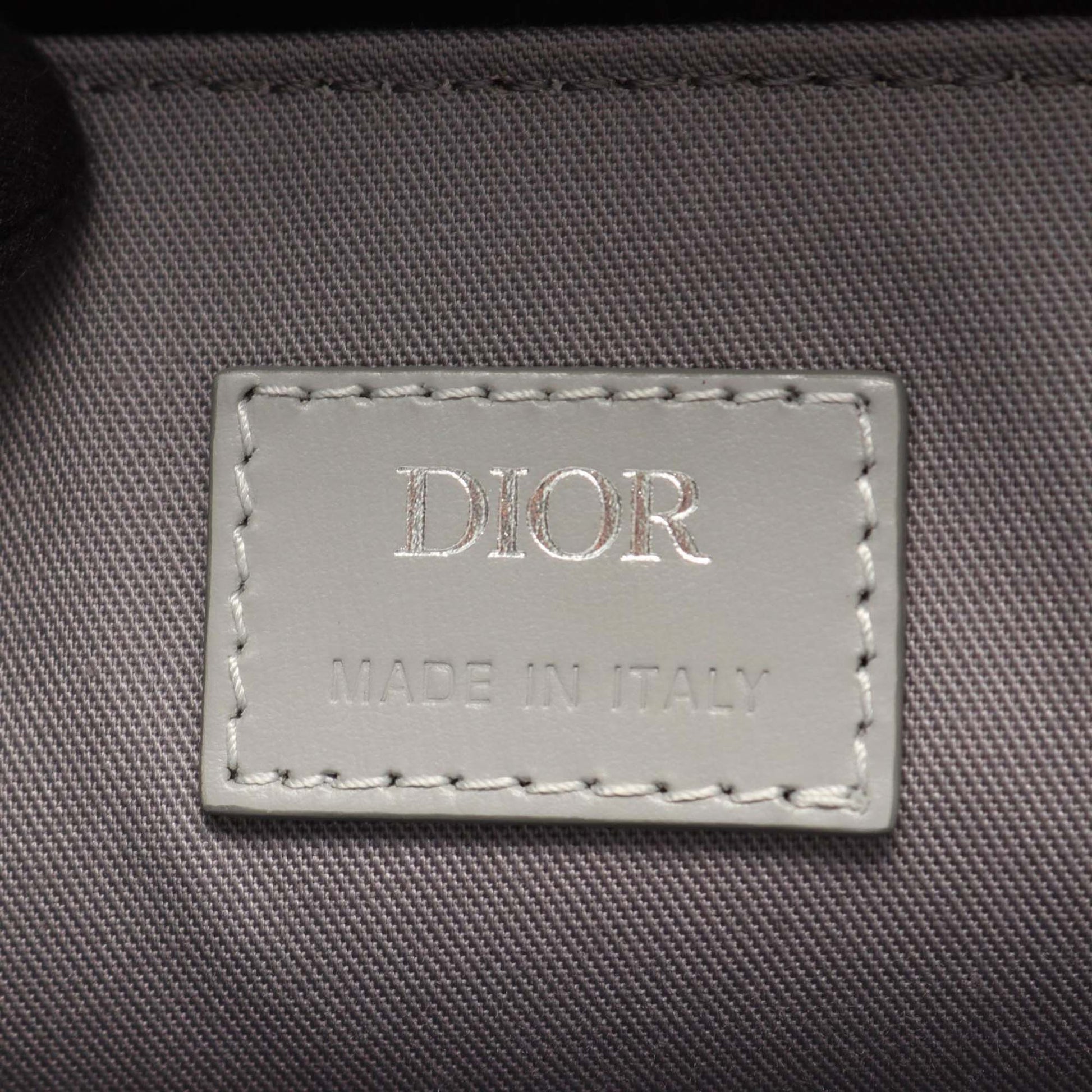 Dior Large CD Diamond Coated Canvas Safari Tote