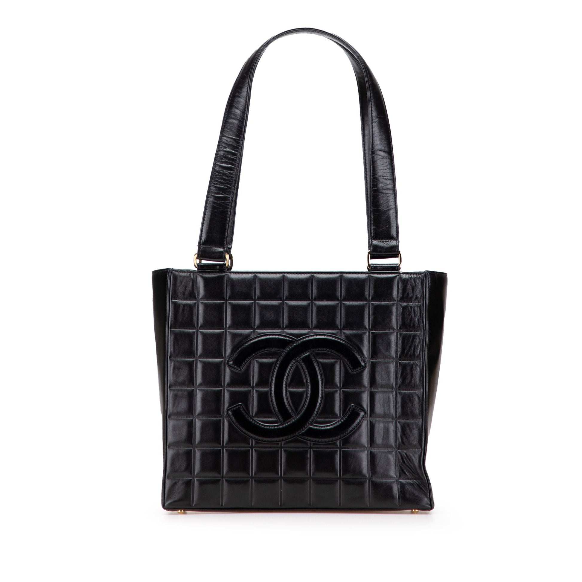 Chanel CC Choco Bar Lambskin Tote
