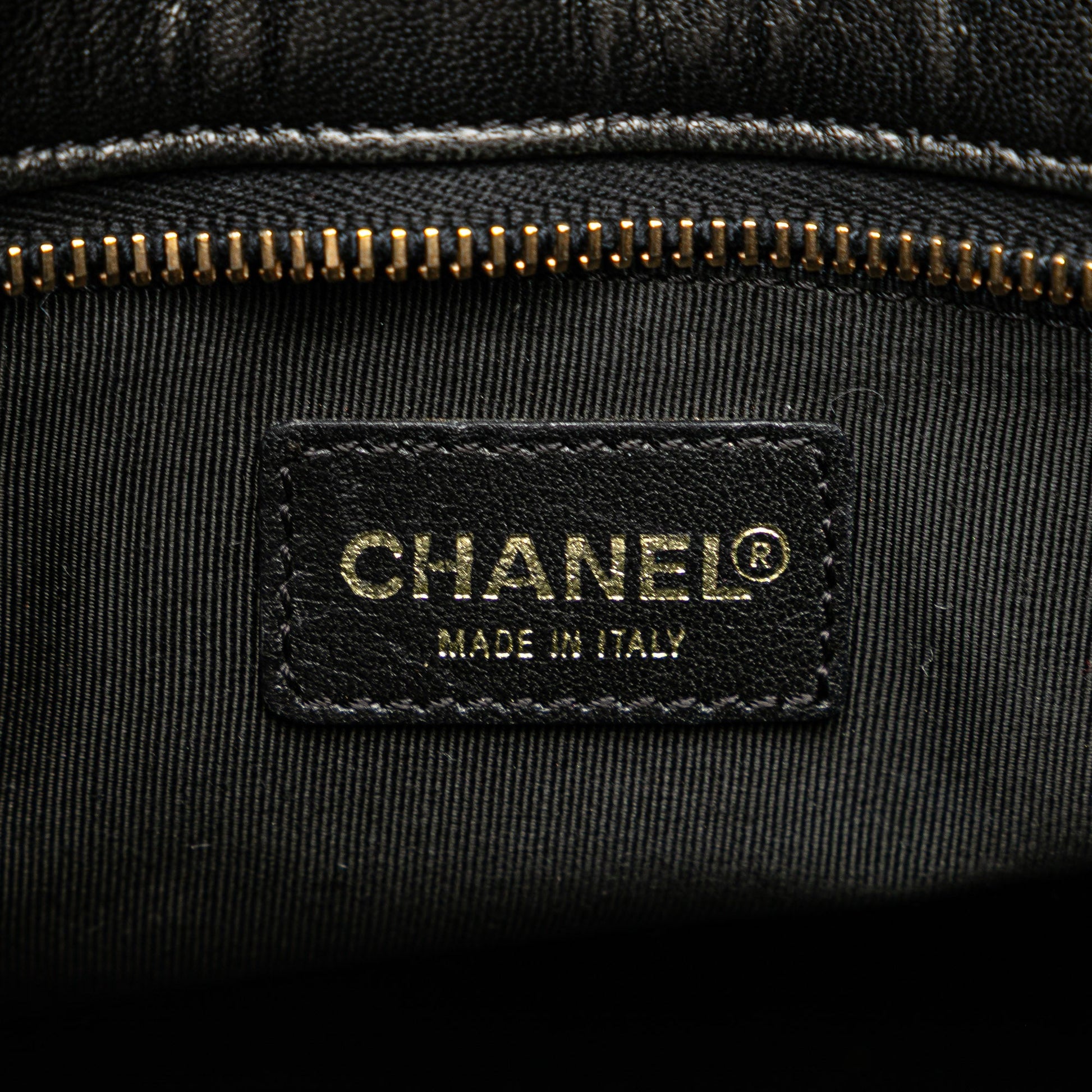 Chanel CC Choco Bar Lambskin Tote