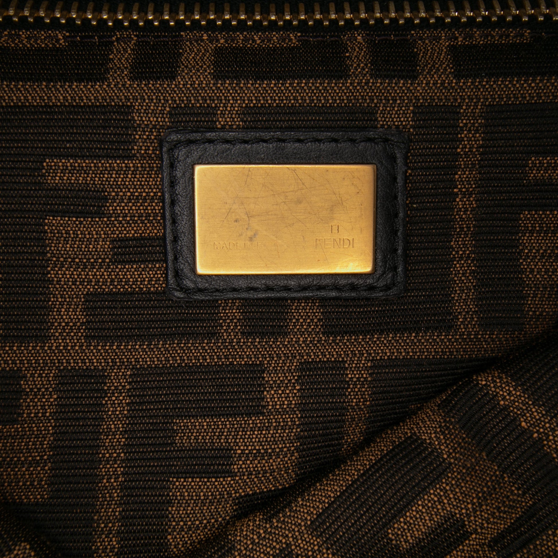 Fendi Large Goatskin Peekaboo Iconic Satchel