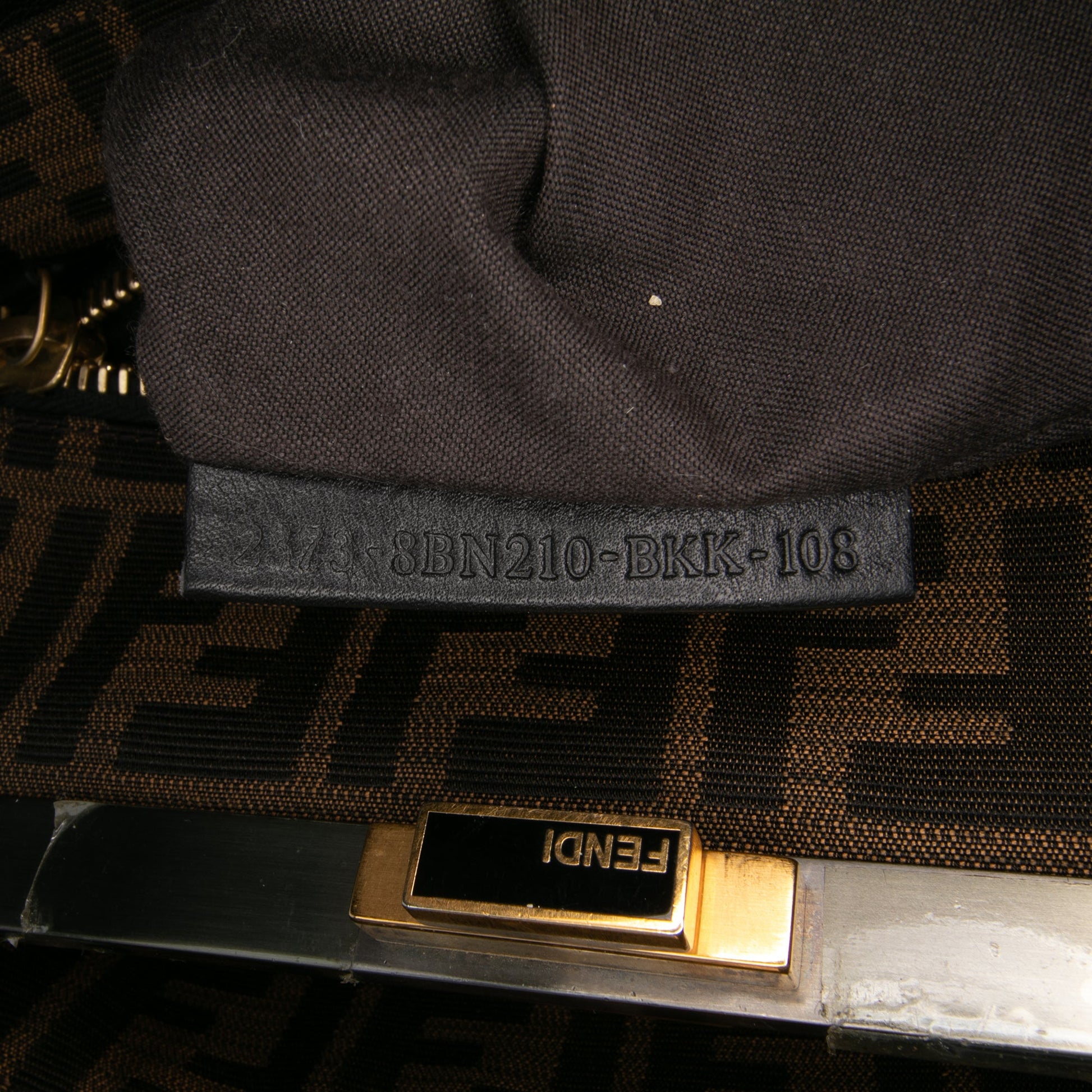 Fendi Large Goatskin Peekaboo Iconic Satchel