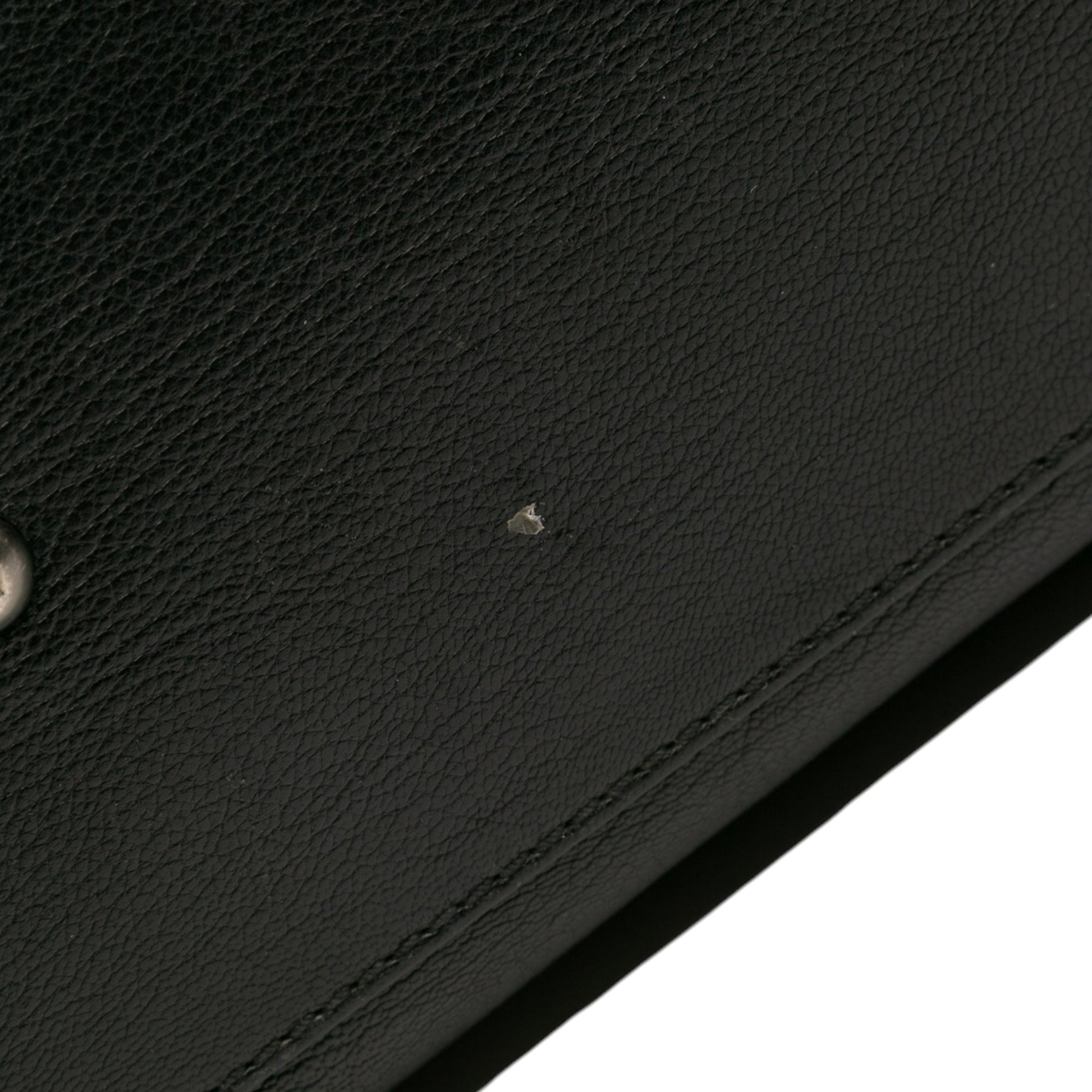 Fendi Large Goatskin Peekaboo Iconic Satchel