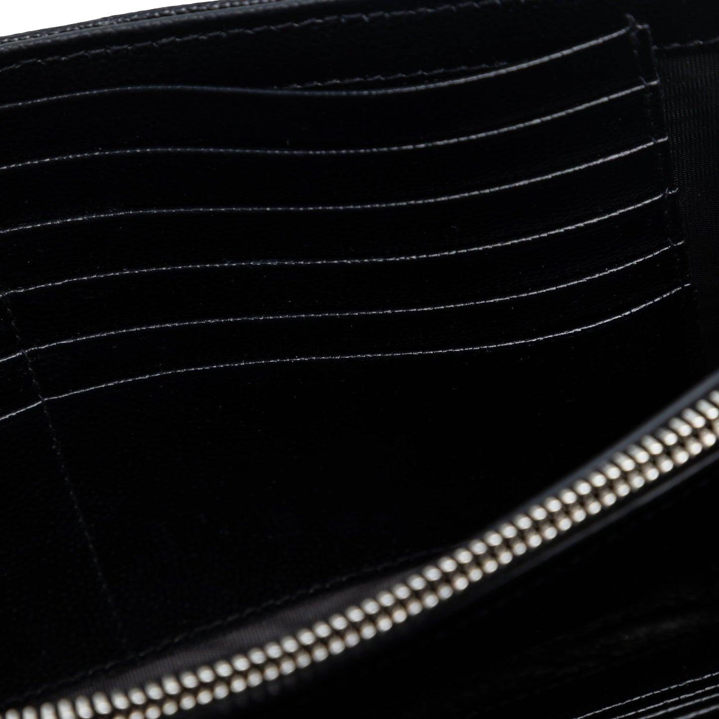 Bicolor Grain De Poudre Chevron Monogram Envelope Chain Wallet