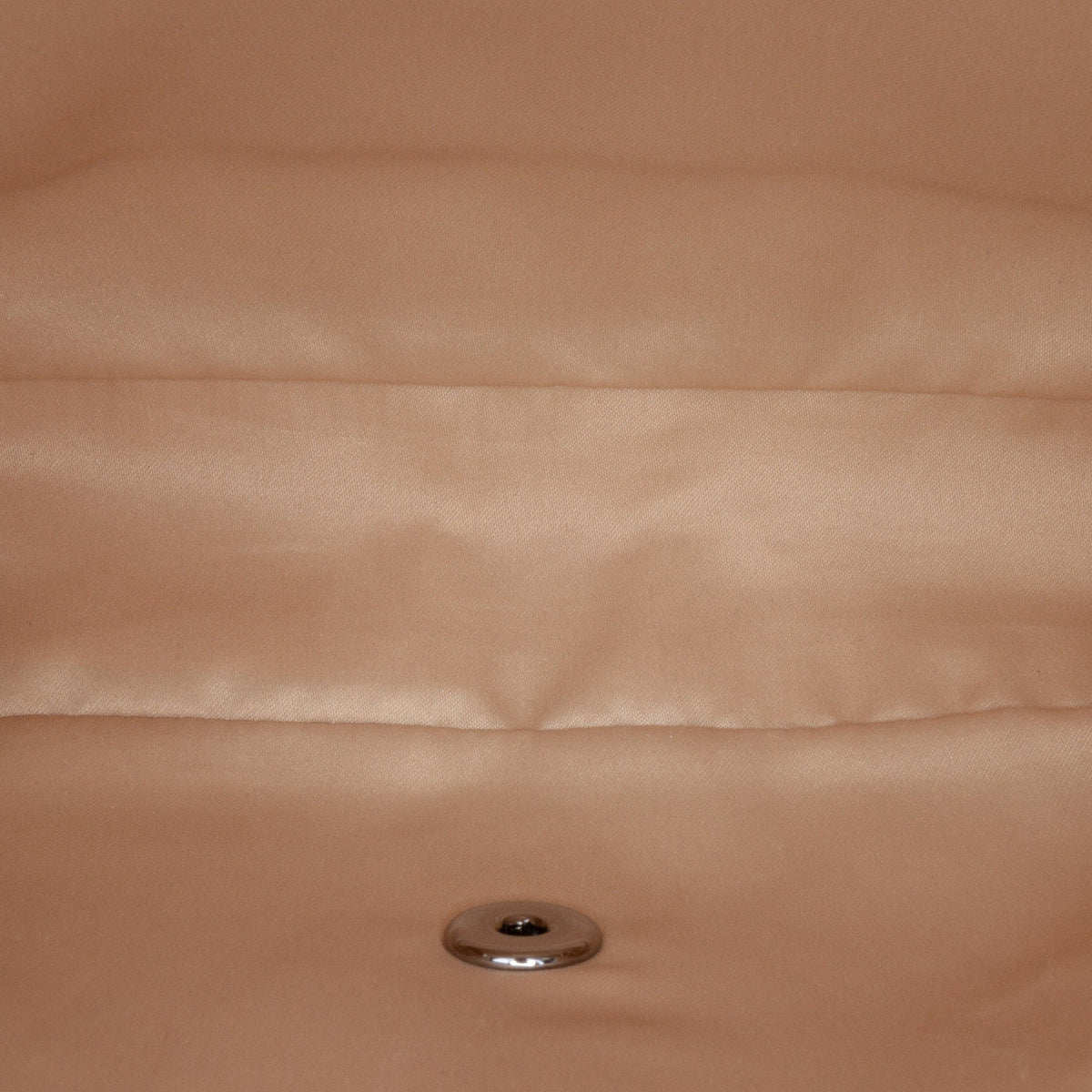 Chanel CC Quilted Sequin Embellished Satin Flap — Beige