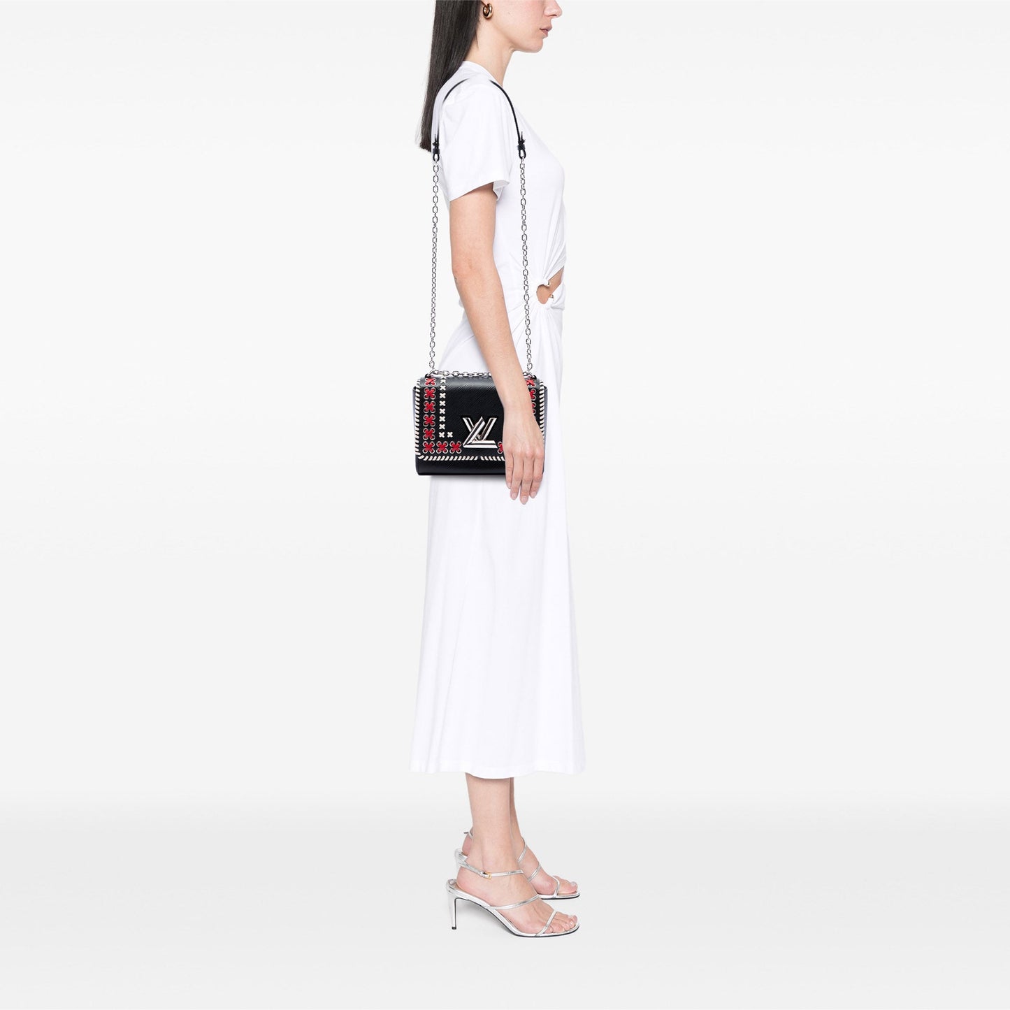 Louis Vuitton Epi Tricolor Embroidered Twist MM