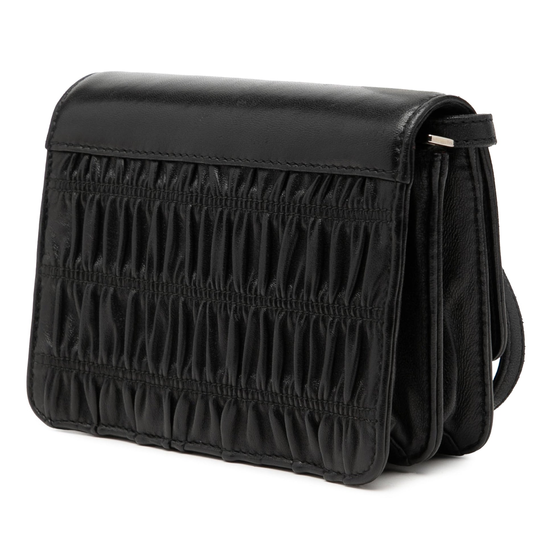 Prada Nappa Gaufre and Brushed Leather Crossbody