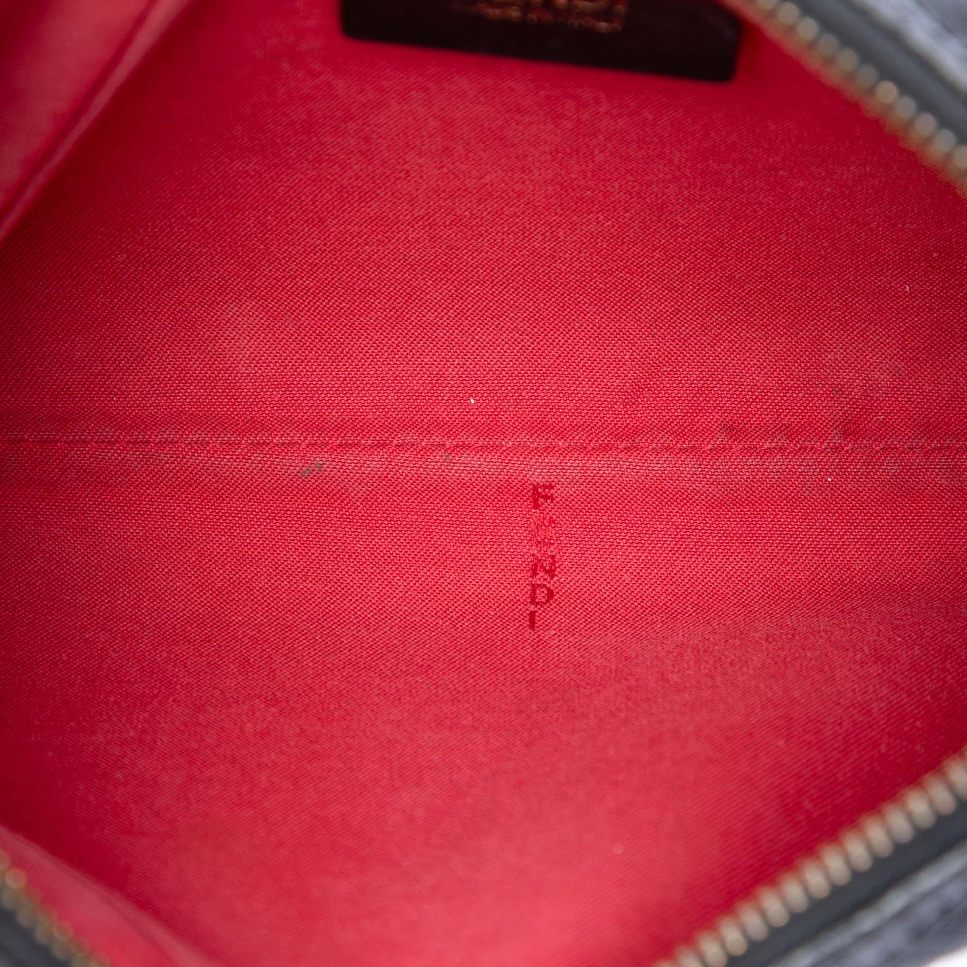 Fendi Zucchino Spalmati Chain Pochette