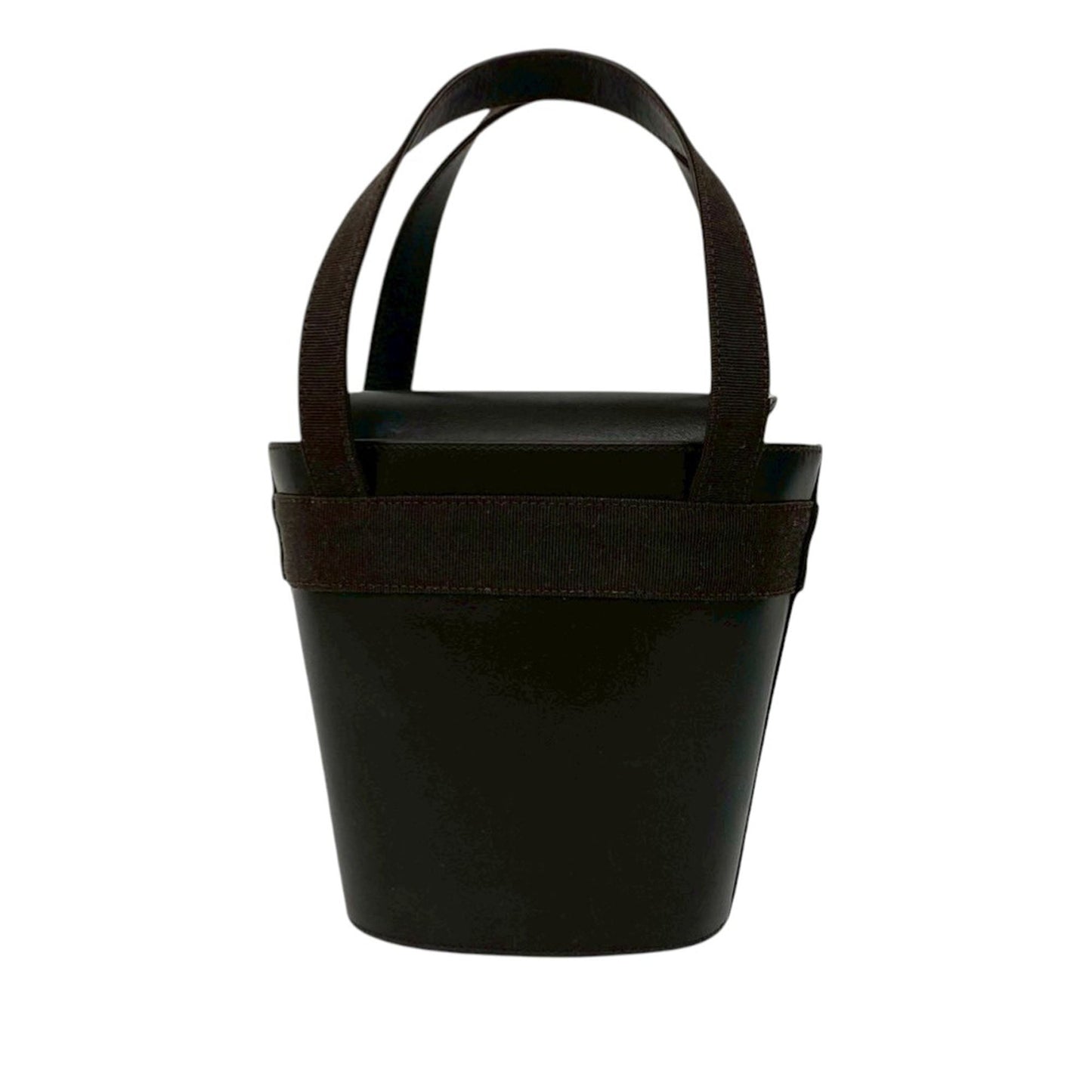 Ferragamo Leather Vara Bow Top Handle Bucket Bag